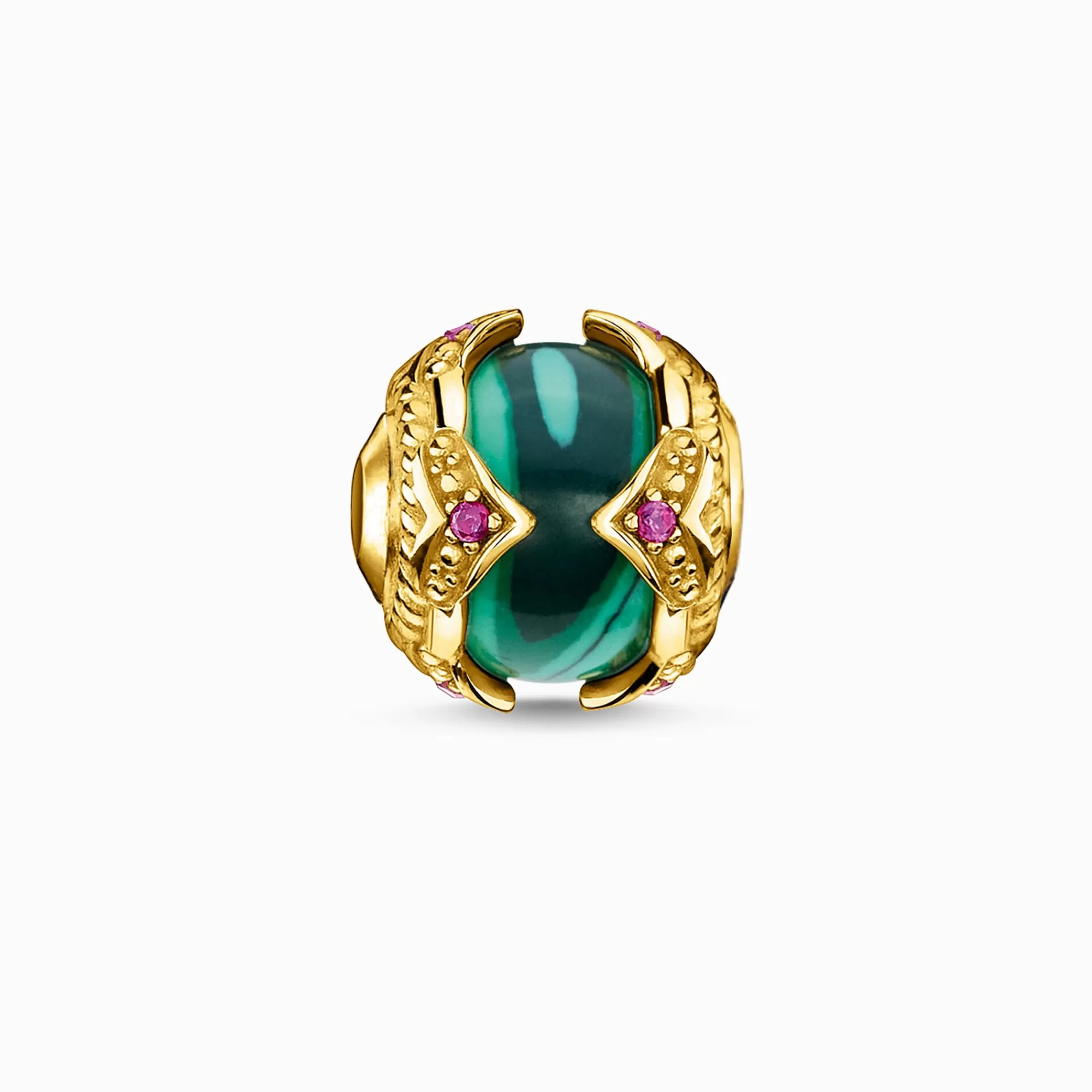 THOMAS SABO Bead green stone gold-Women Beads