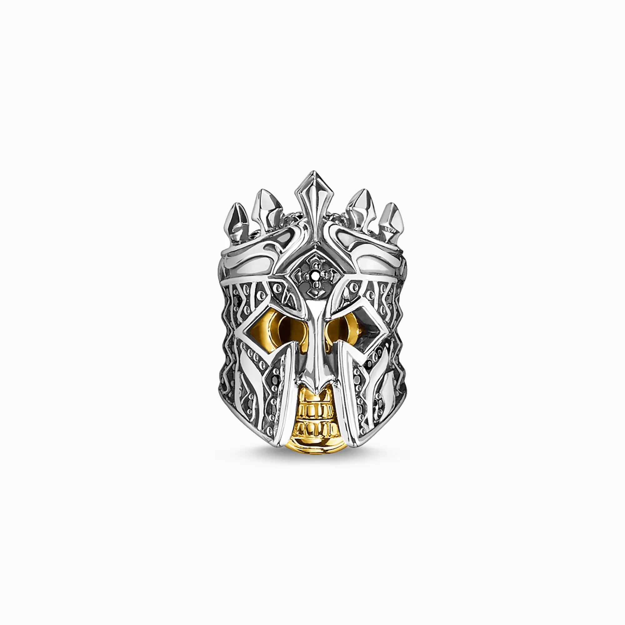 THOMAS SABO Bead skull knight-Women Beads | 18-Carat Gold-Plating - 925 Silver