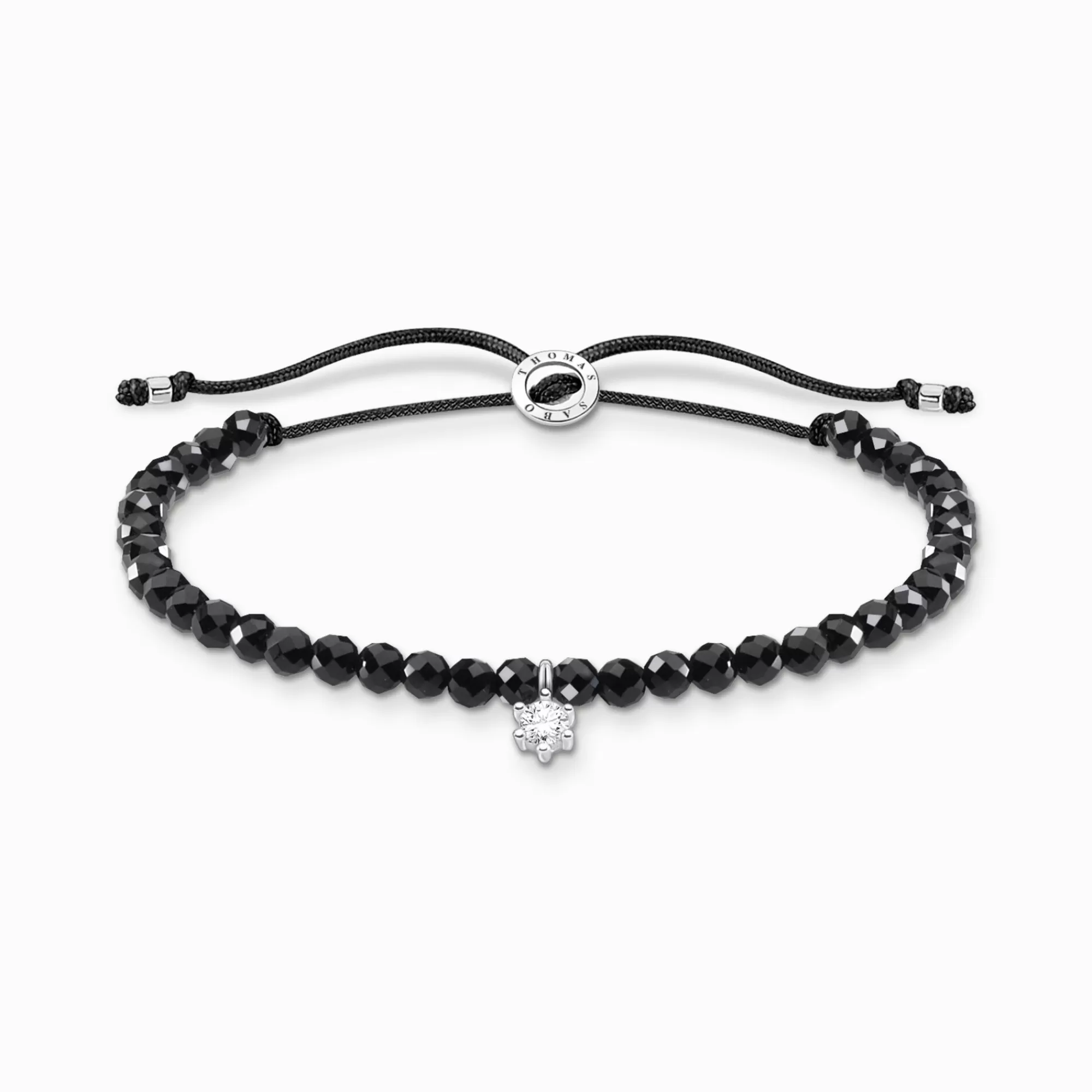 THOMAS SABO Bracelet black pearls with white stone-Women Bracelets