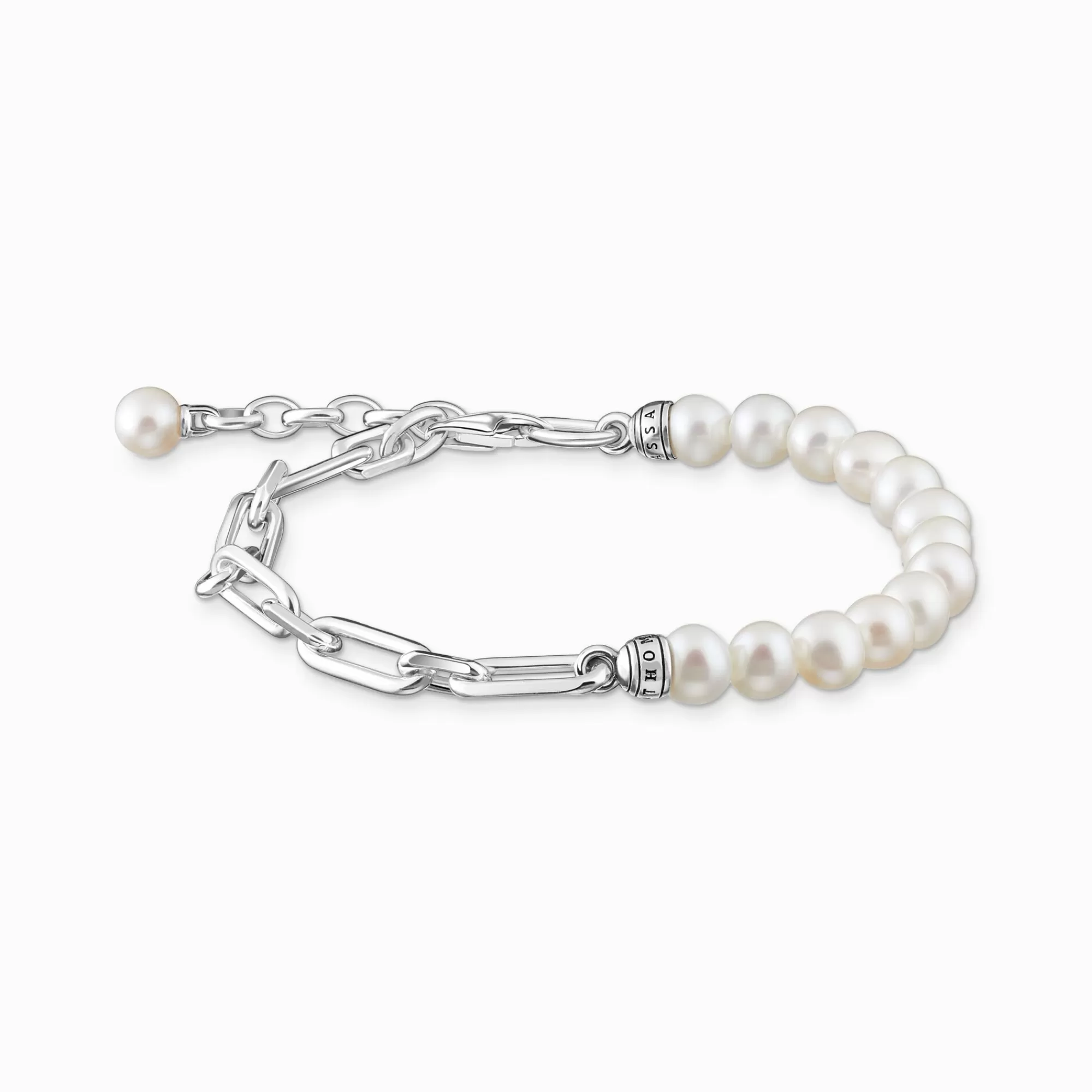 THOMAS SABO Bracelet links and pearls silver-Women Bracelets | Bracelets