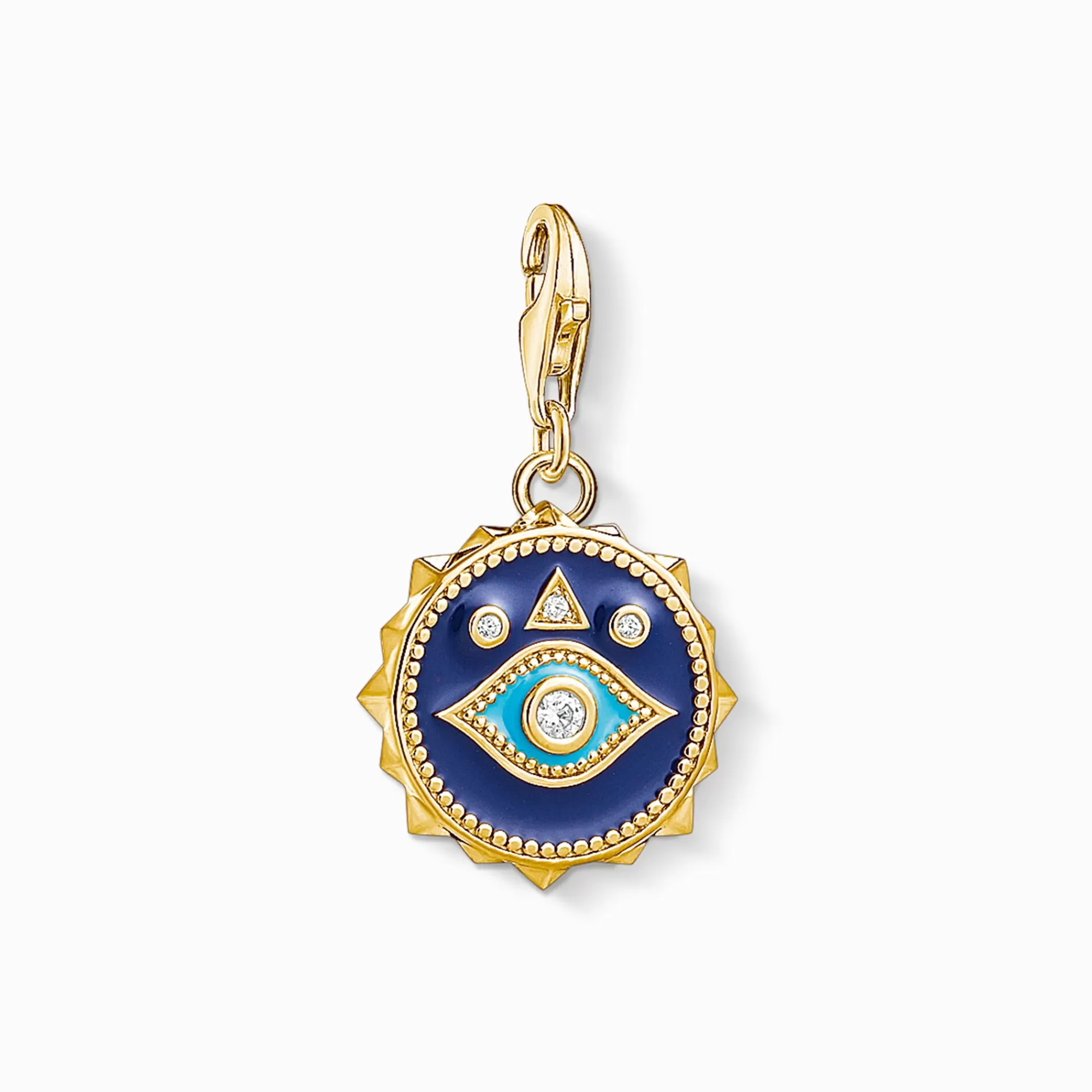 THOMAS SABO Charm pendant blue nazar eye-Women Charms | Charms