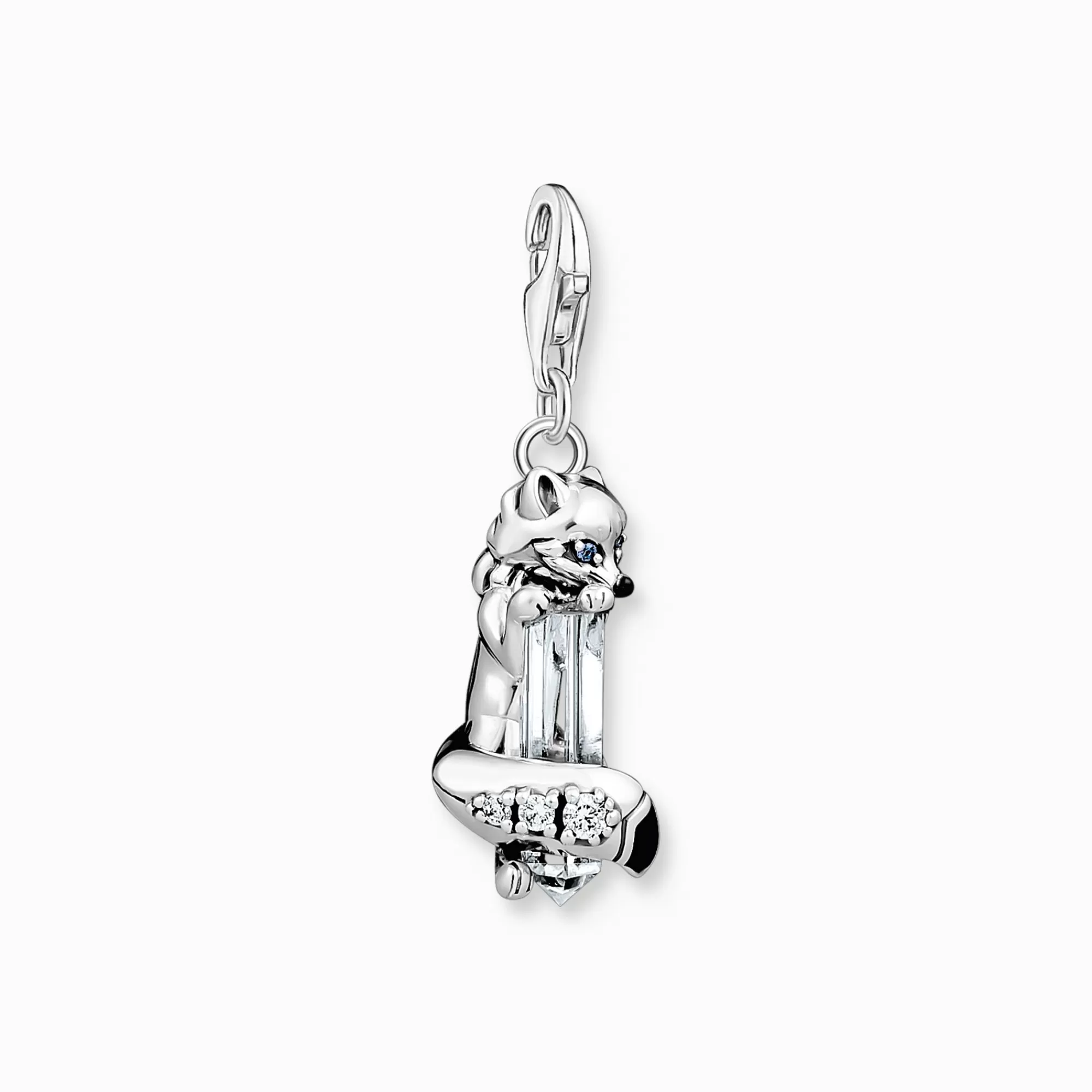 THOMAS SABO Charm pendant fox silver-Women Charms | Charms