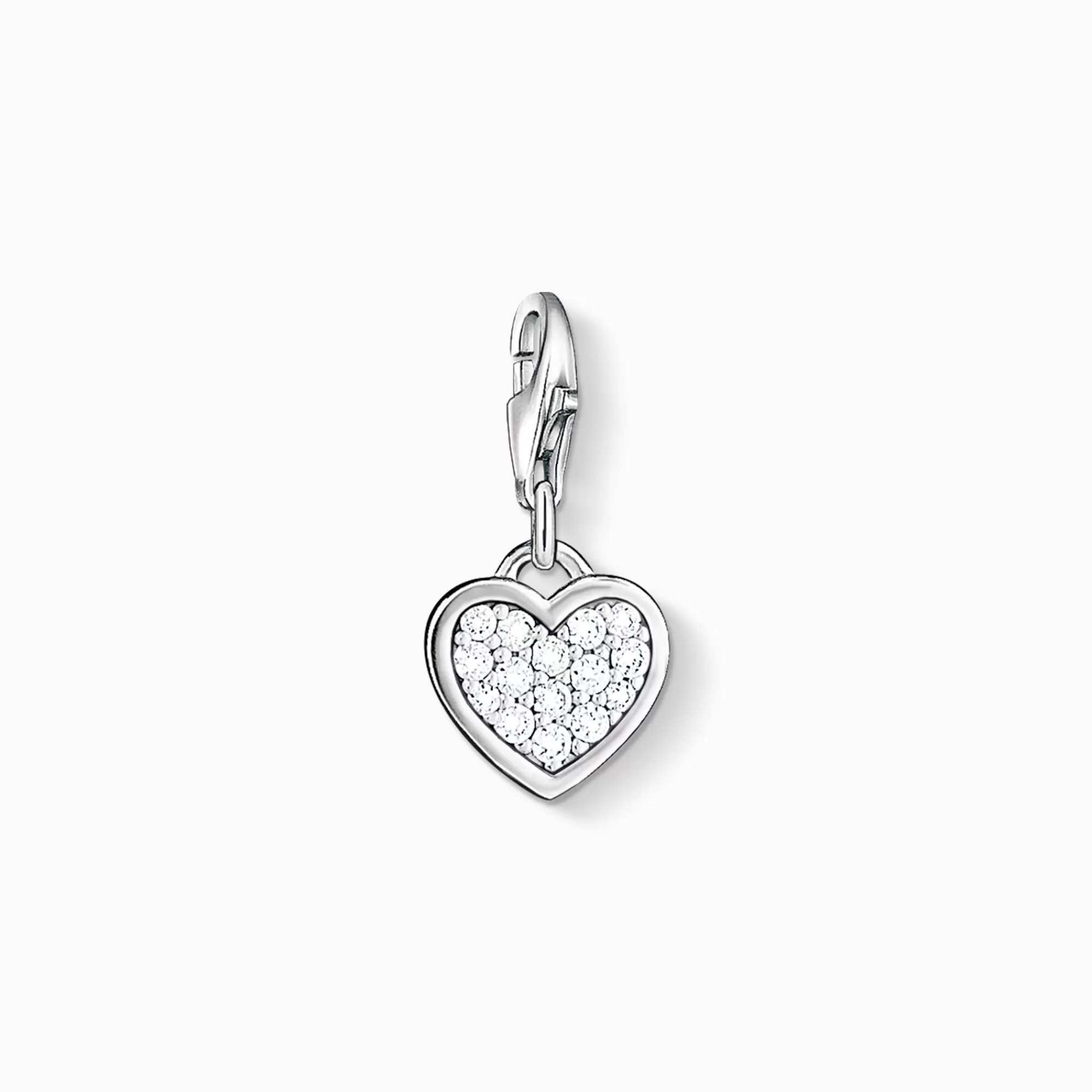 THOMAS SABO Charm pendant glitter heart-Women Charms | Charms