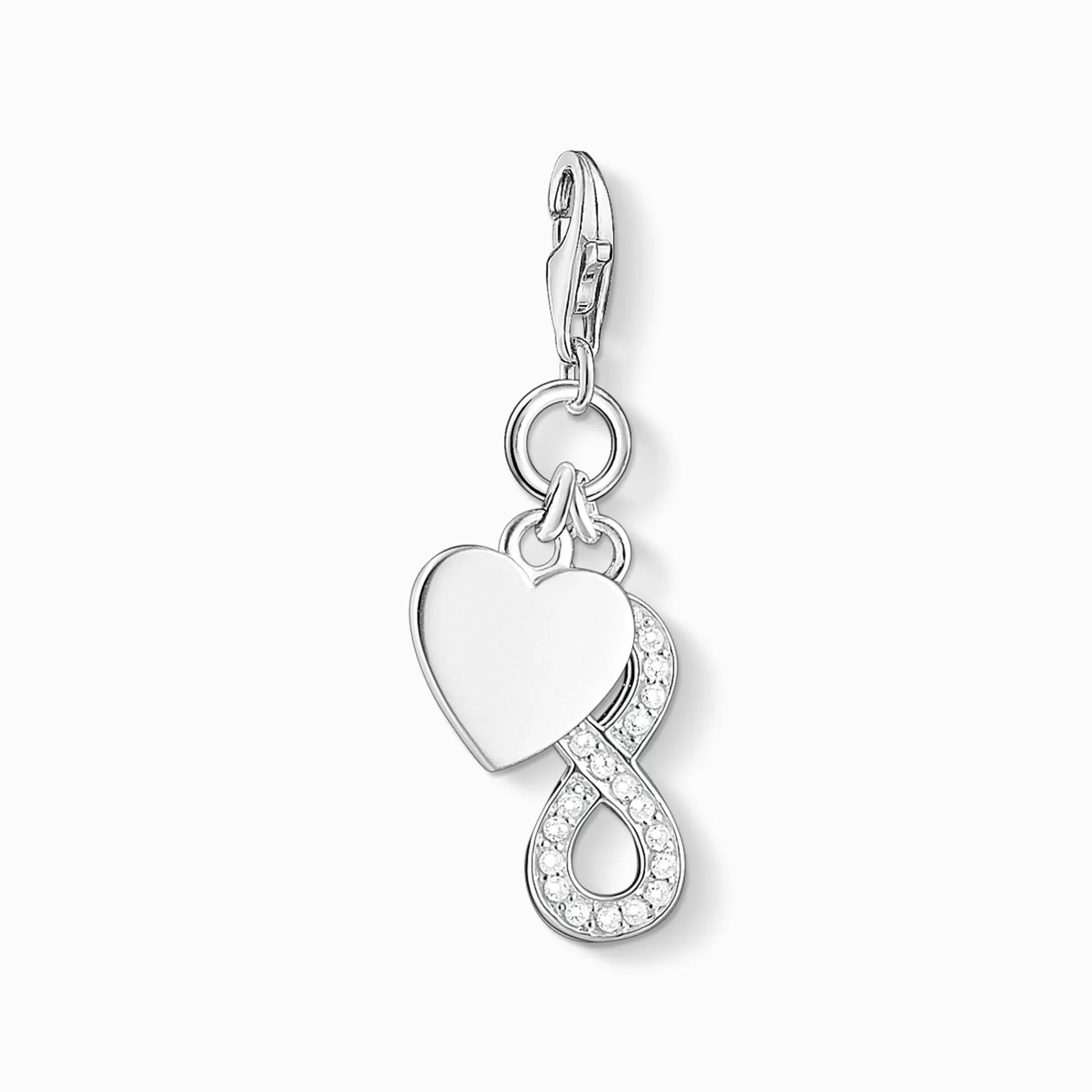 THOMAS SABO Charm pendant heart with infinity-Women Charms | Charms