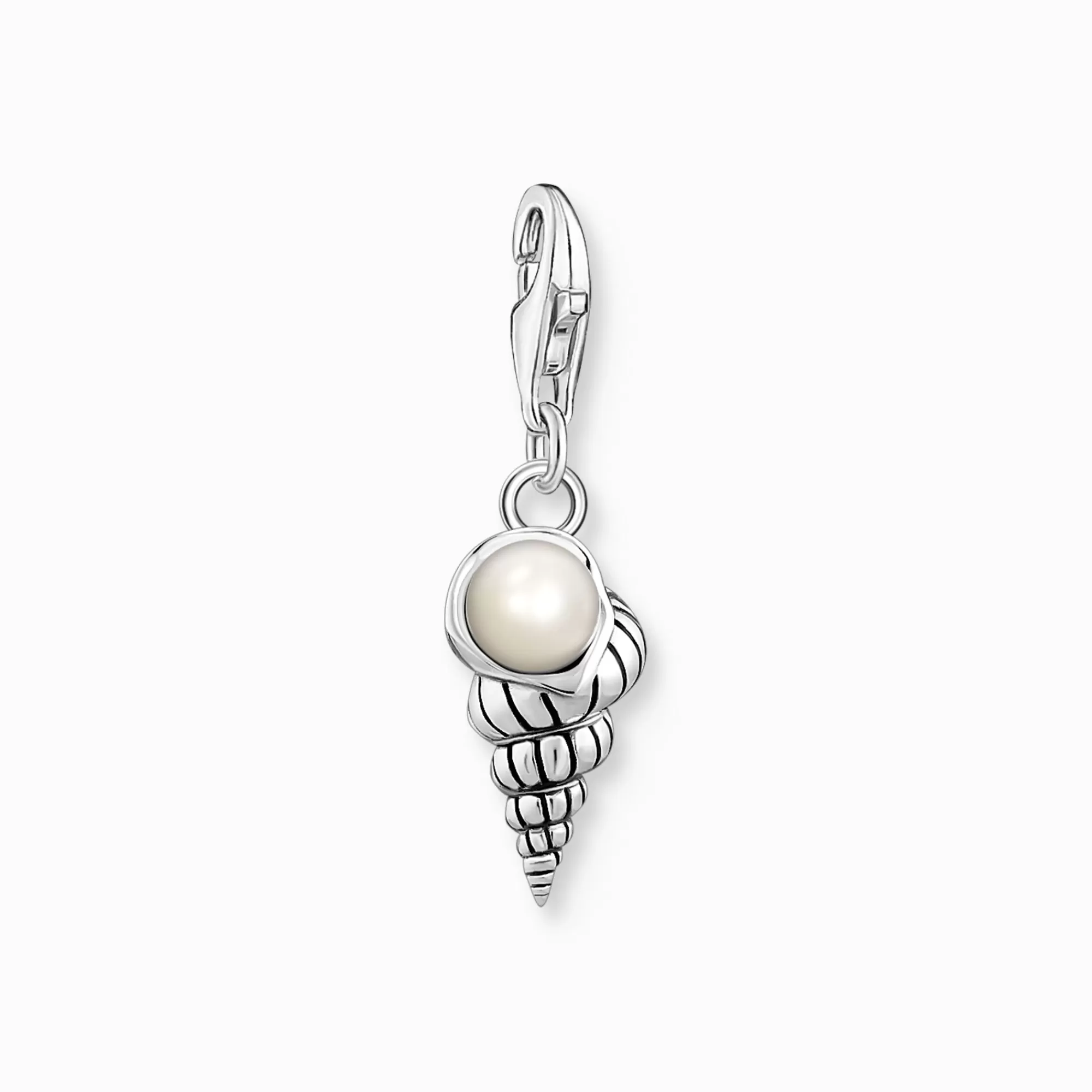 THOMAS SABO Charm pendant shell with pearl silver-Women Charms | Charms