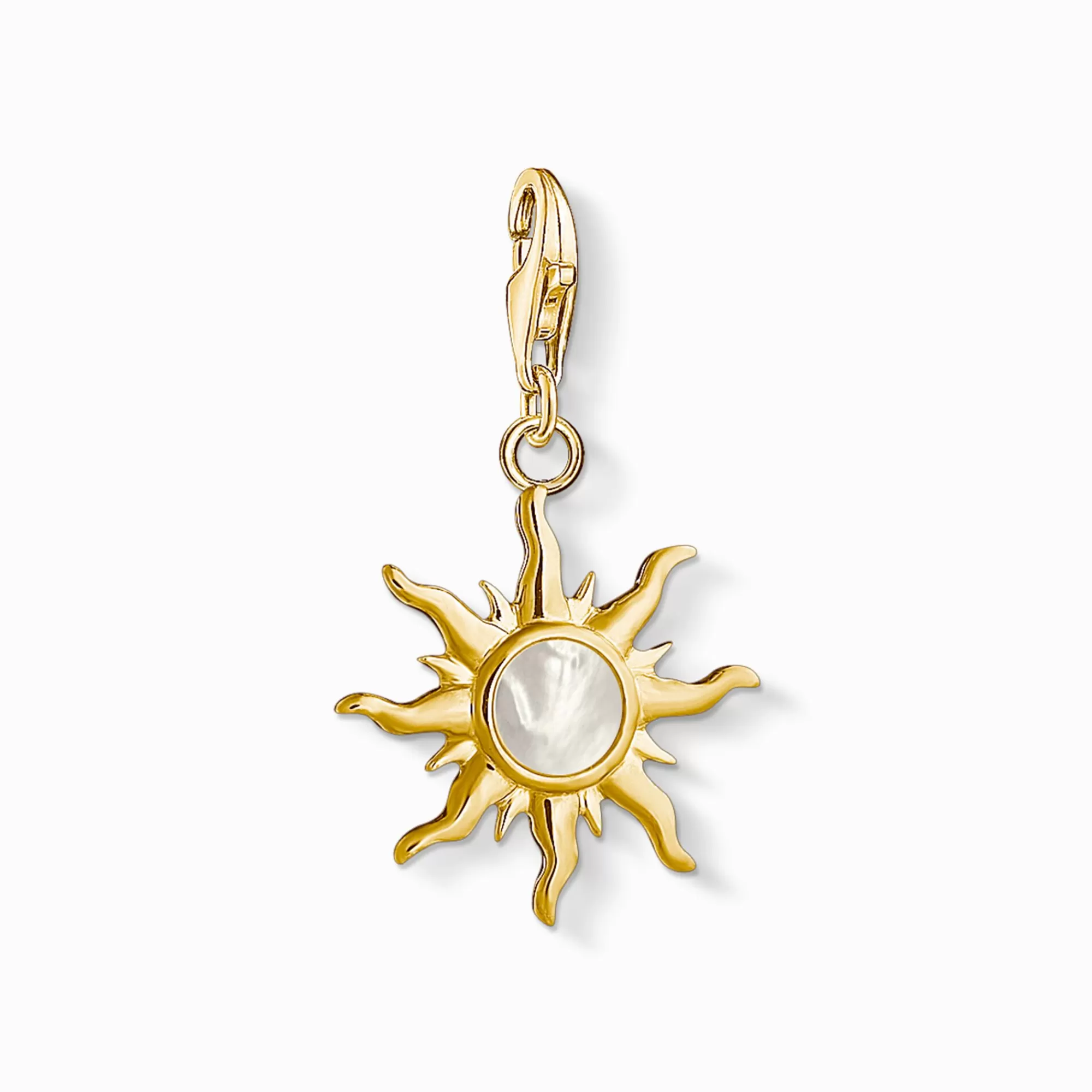 THOMAS SABO Charm pendant sun with mother-of-pearl stone-Women Charms | Charms