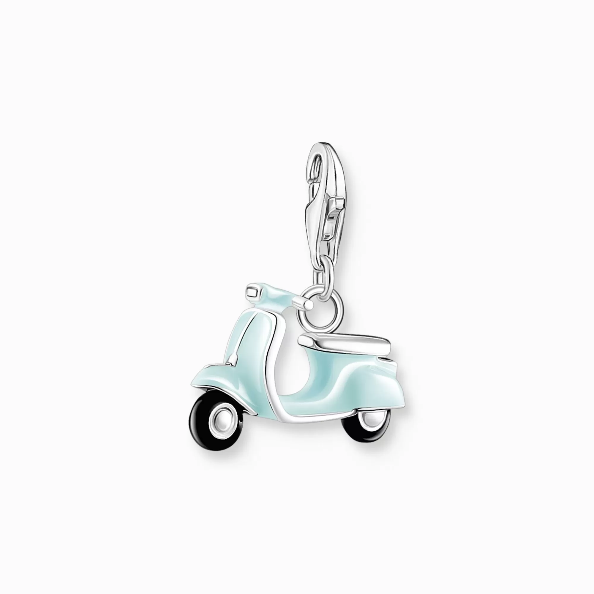 THOMAS SABO Charm pendant turquoise motor scooter silver-Women Charms | Charms