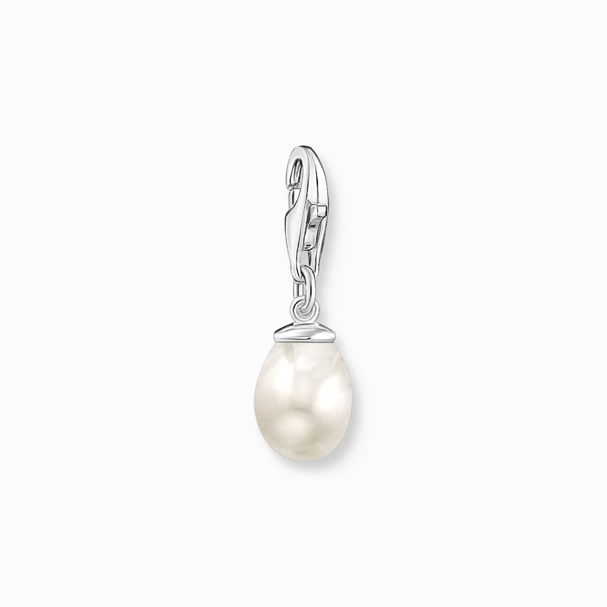 THOMAS SABO Charm pendant white pearl silver-Women Charms | Charms