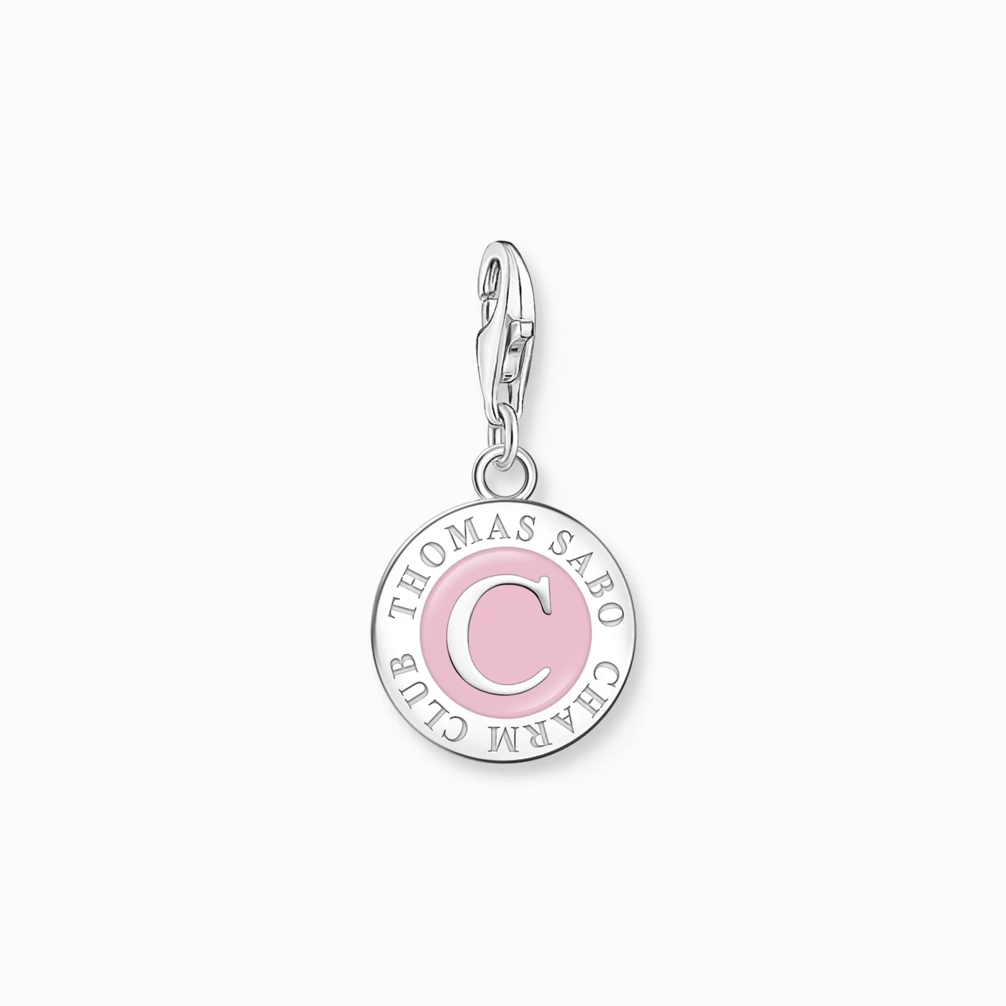 THOMAS SABO Charm pink Coin silver-Women Charms | Charms