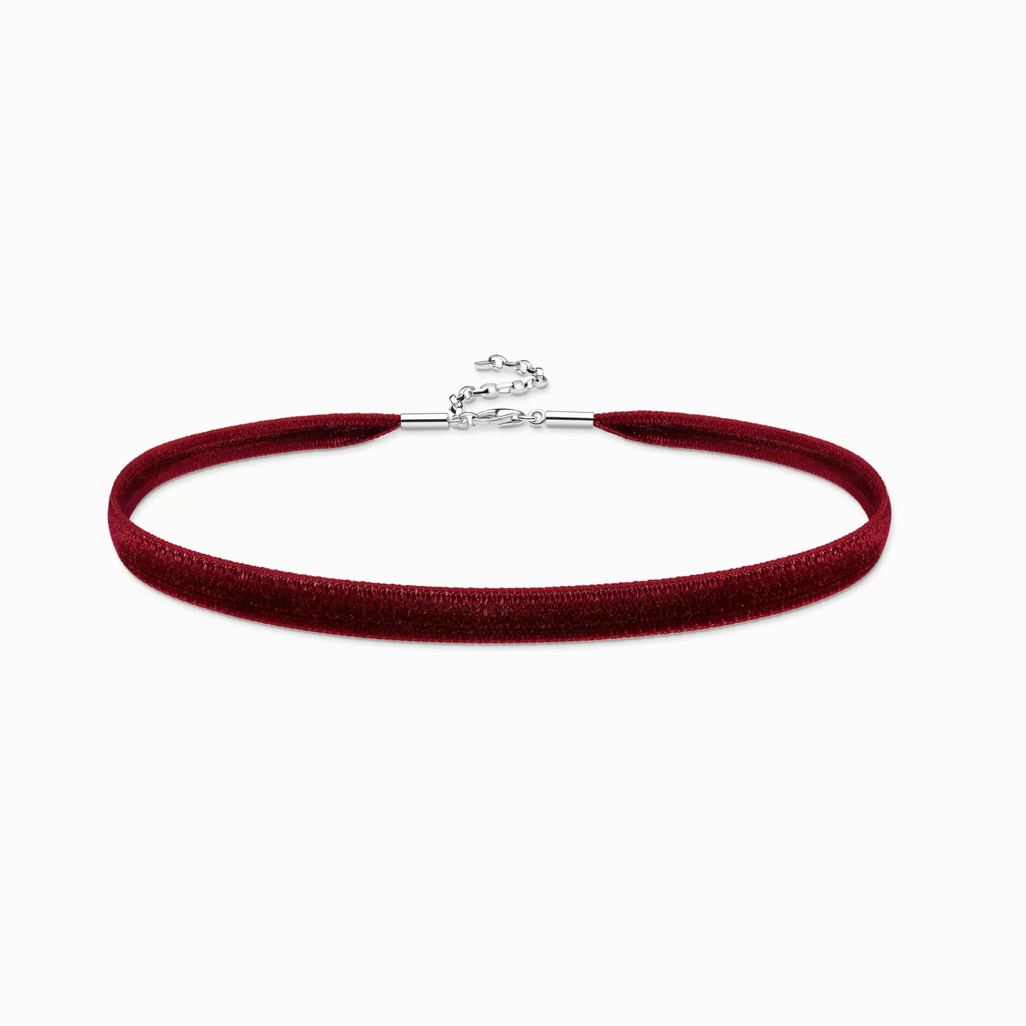 THOMAS SABO Choker made of red velvet-Women Necklaces