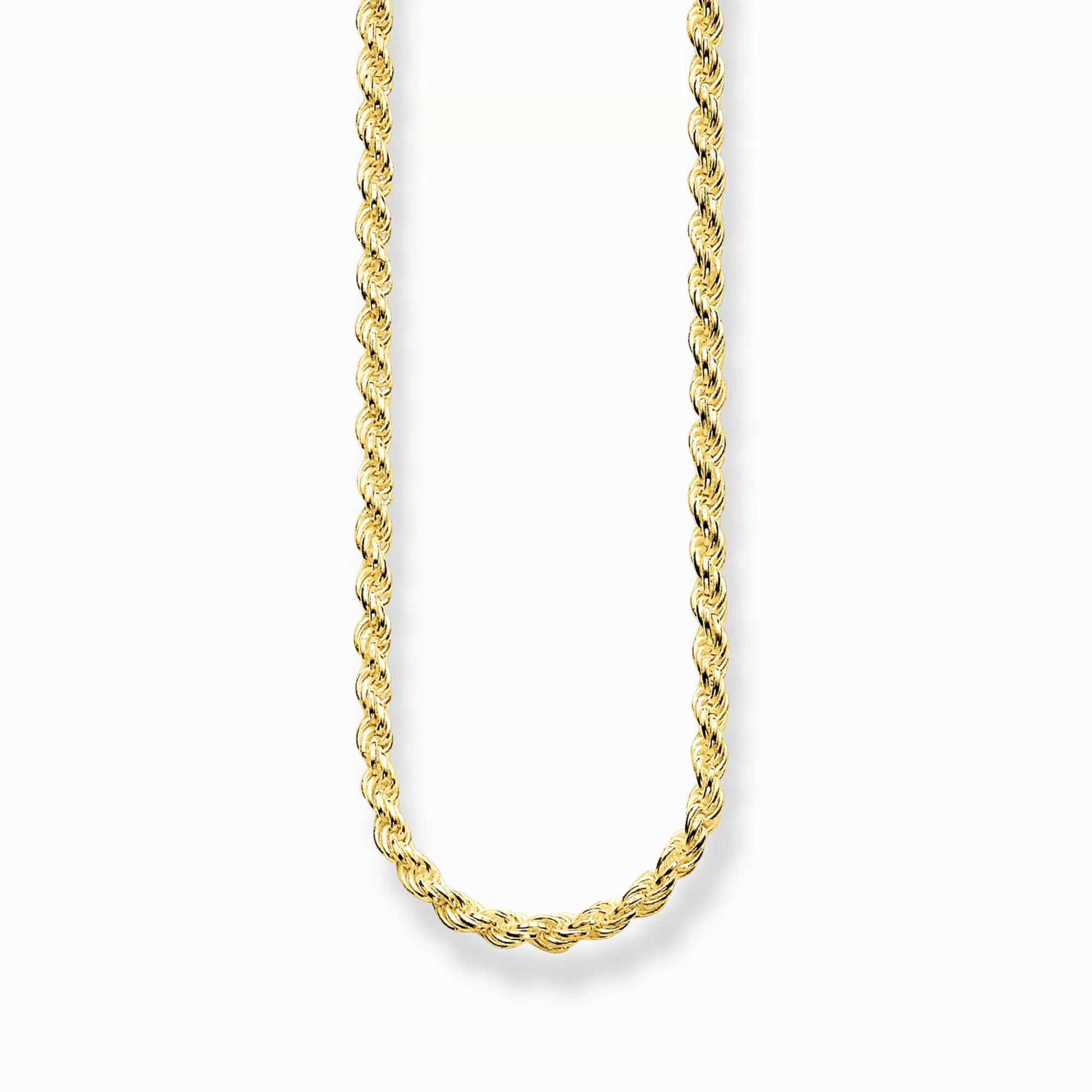 THOMAS SABO Cord chain Thickness 1.10 mm (0.04 Inch)-Women Necklaces | 18-Carat Gold-Plating - 925 Silver