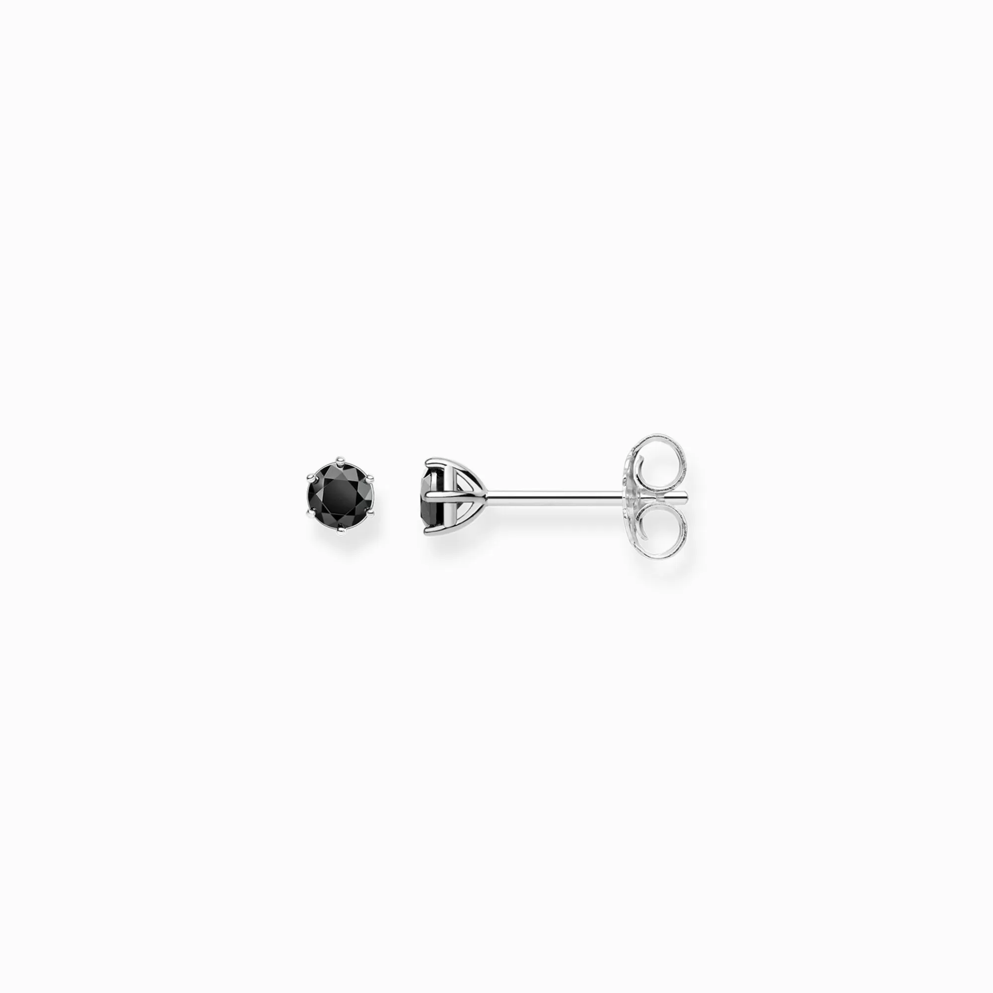 THOMAS SABO Ear studs black stone-Women Ear Studs