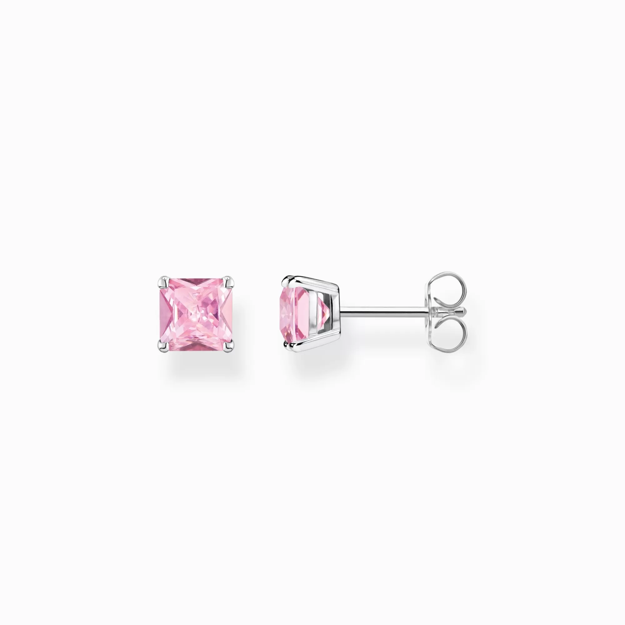 THOMAS SABO Ear studs with pink stone silver-Women Ear Studs