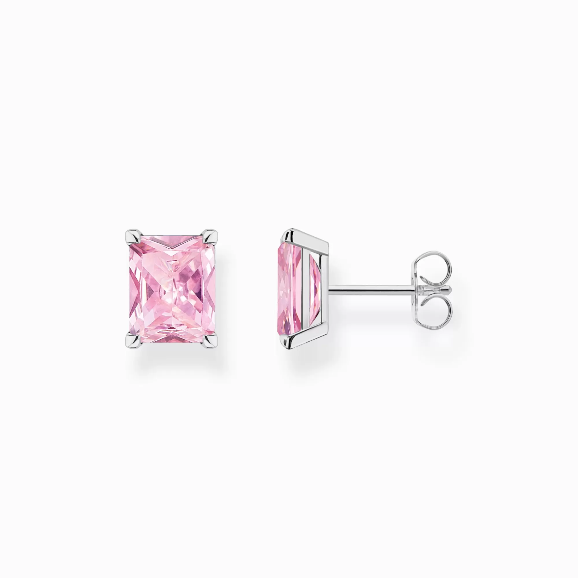 THOMAS SABO Ear studs with pink stone silver-Women Ear Studs