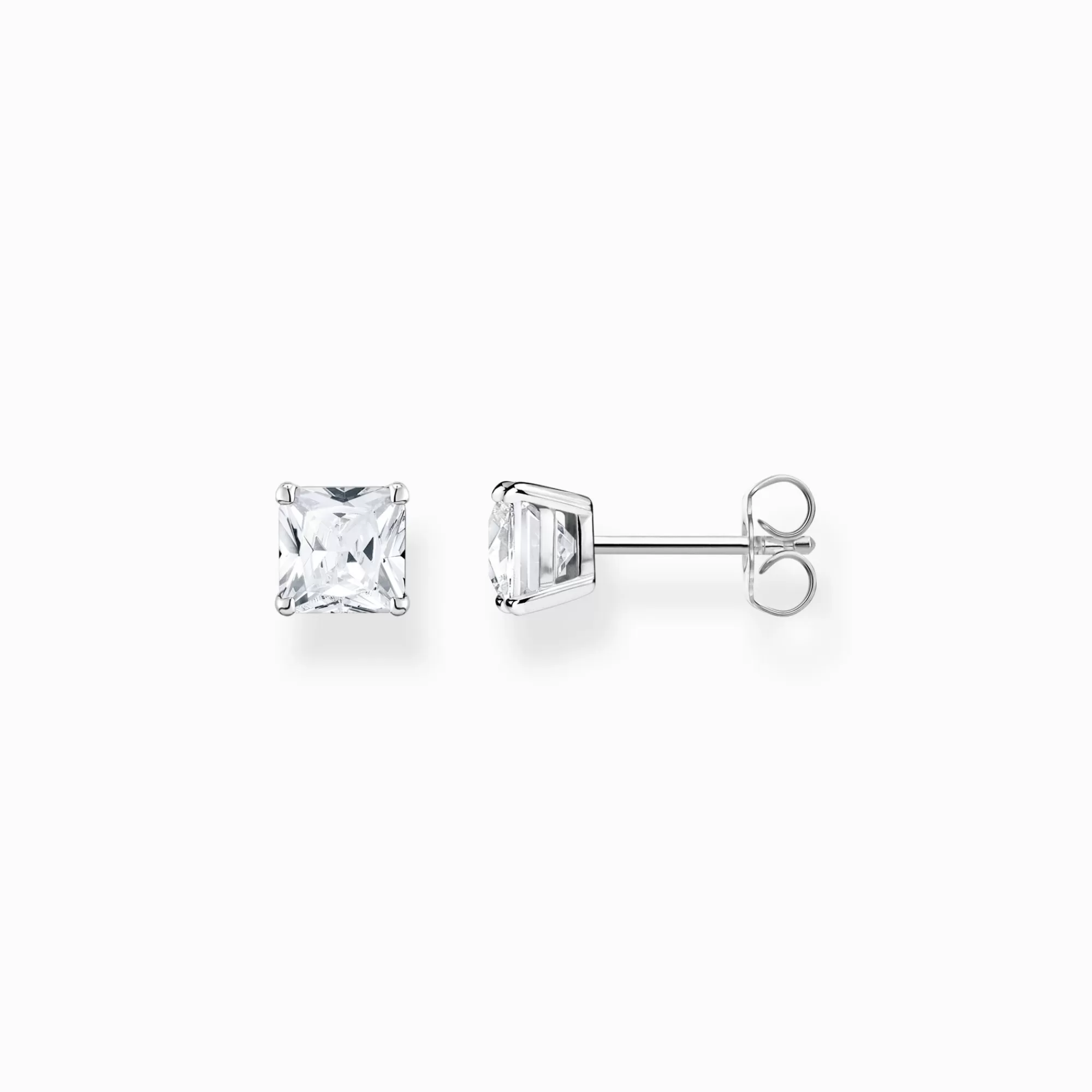 THOMAS SABO Ear studs with white stone silver-Women Ear Studs