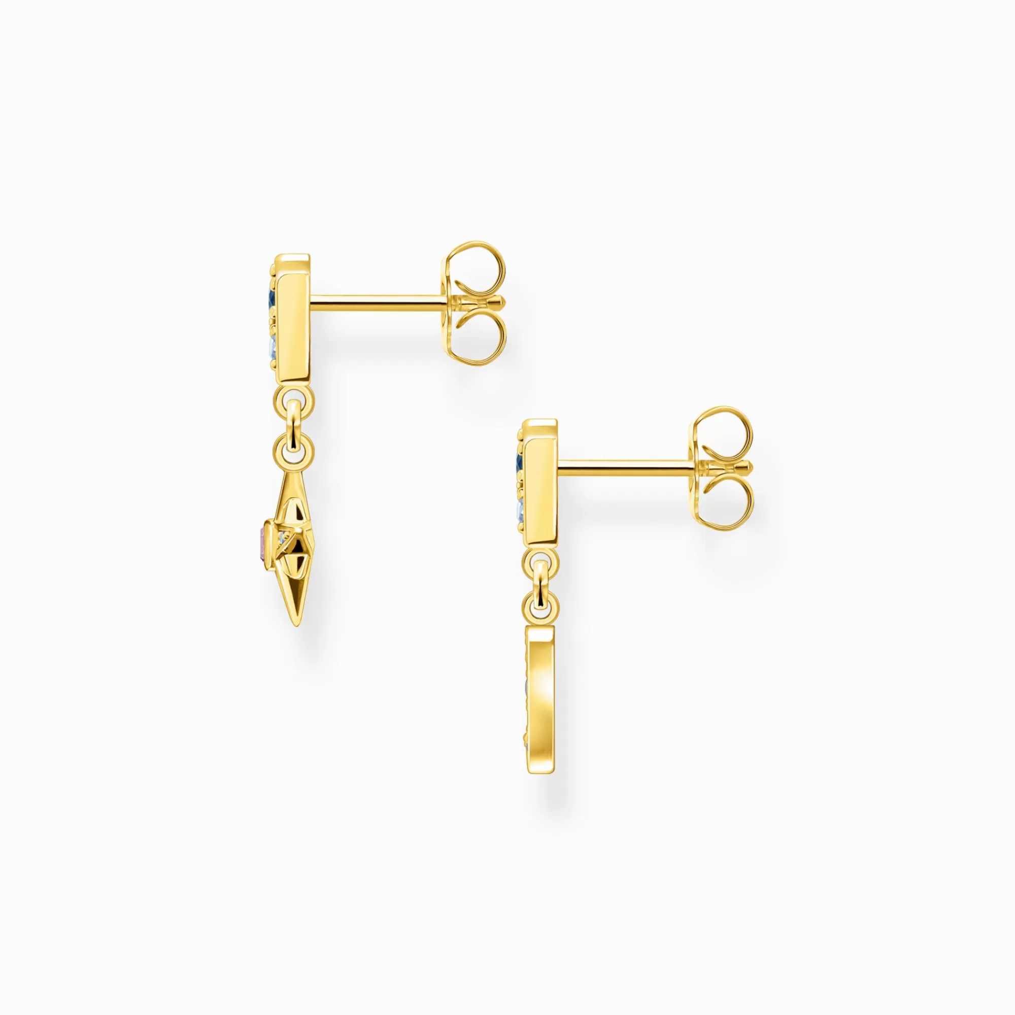 THOMAS SABO Earrings Royalty star & Moon gold-Women Earrings