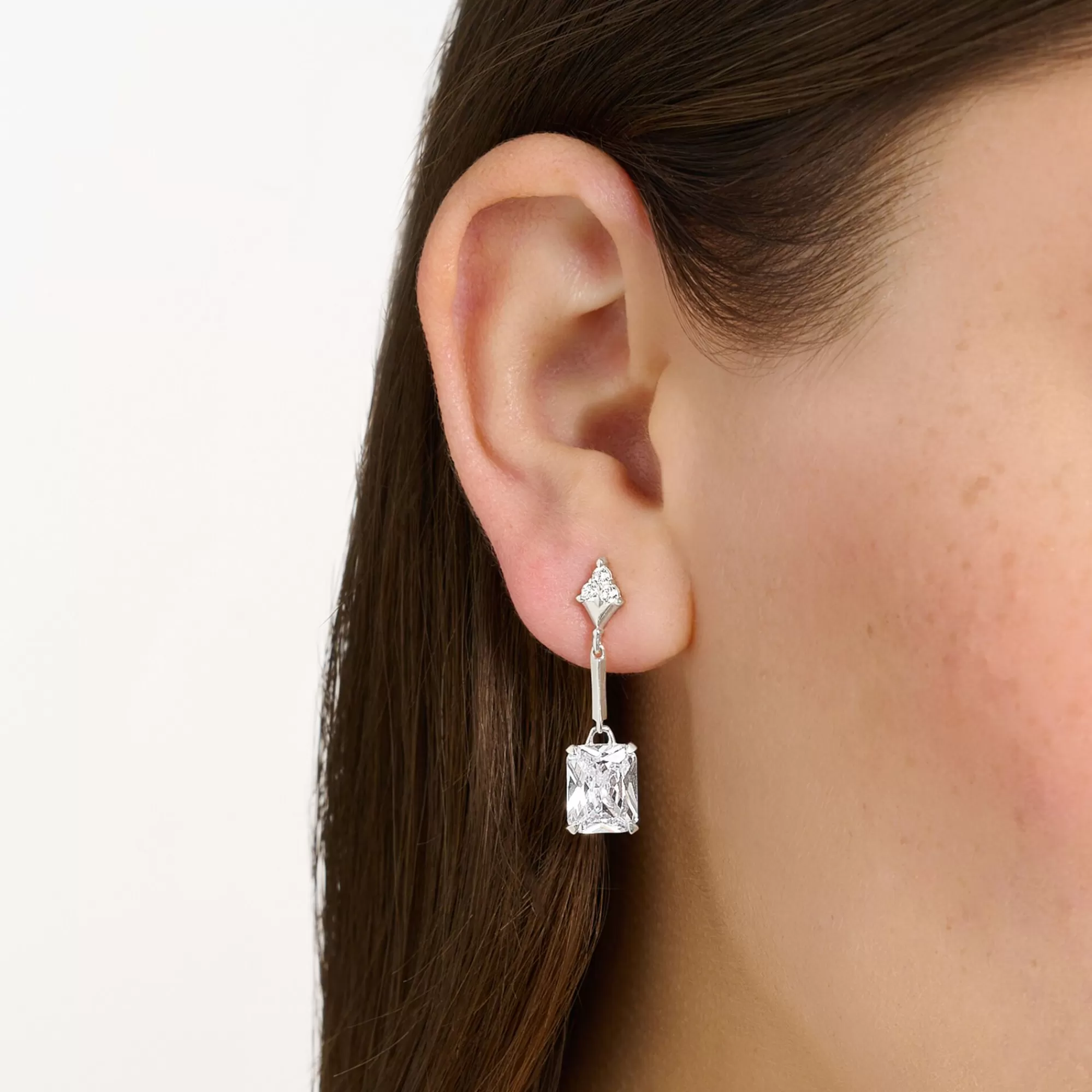 THOMAS SABO Earrings with white stones silver-Women Earrings