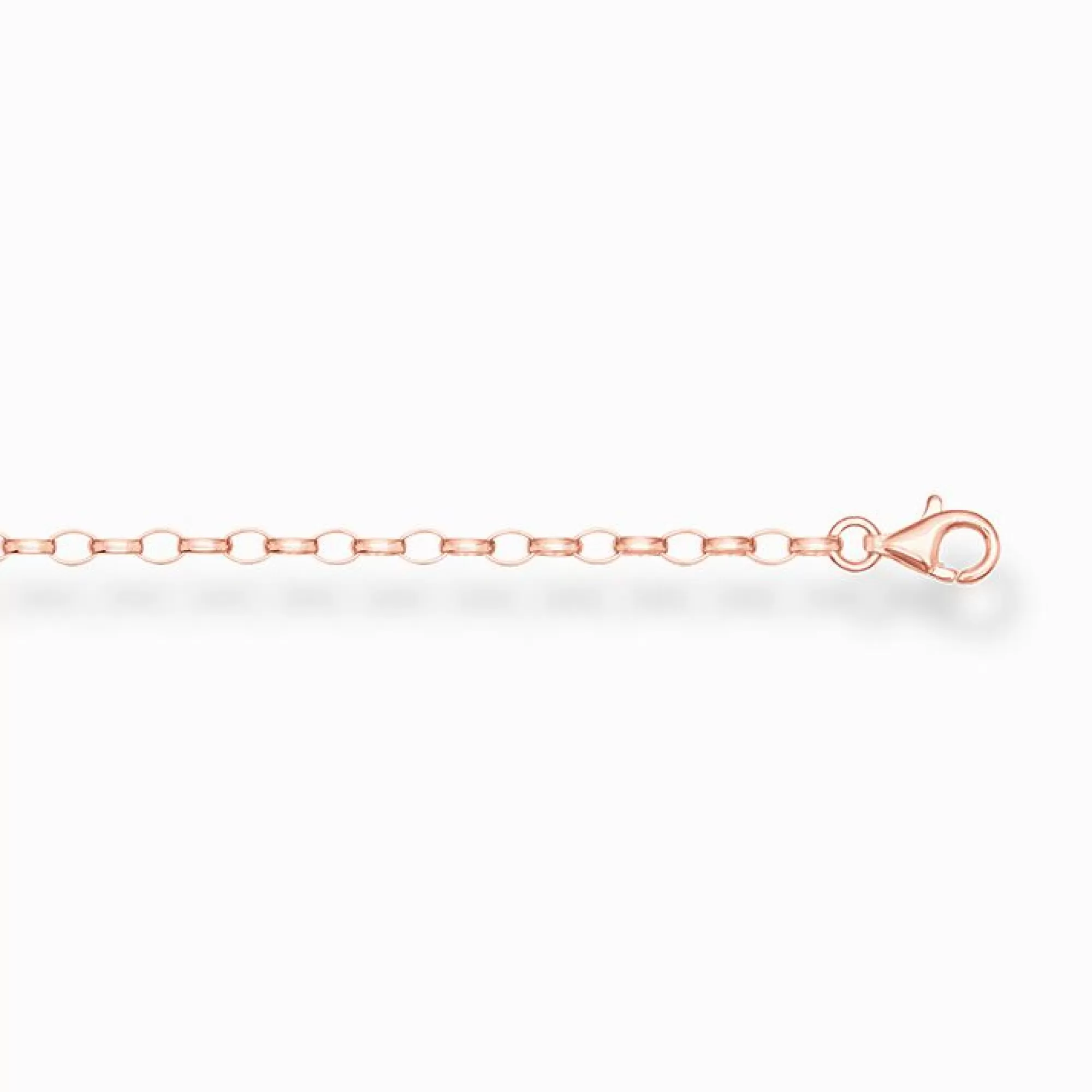 THOMAS SABO Extension chain classic-Women 18-Carat Rose Gold Plating - 925 Silver