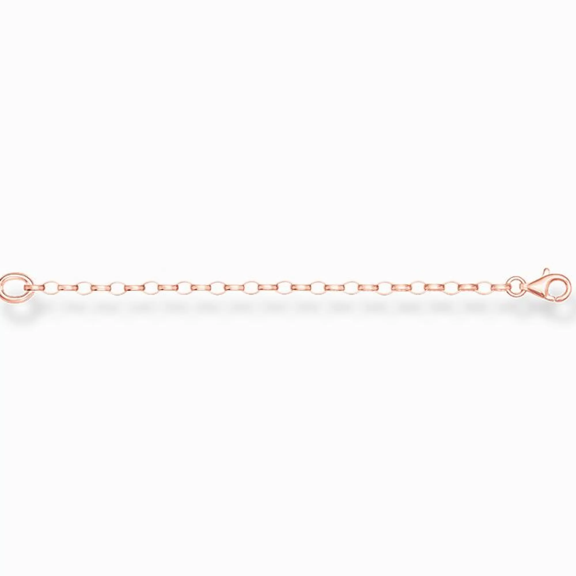 THOMAS SABO Extension chain classic-Women 18-Carat Rose Gold Plating - 925 Silver