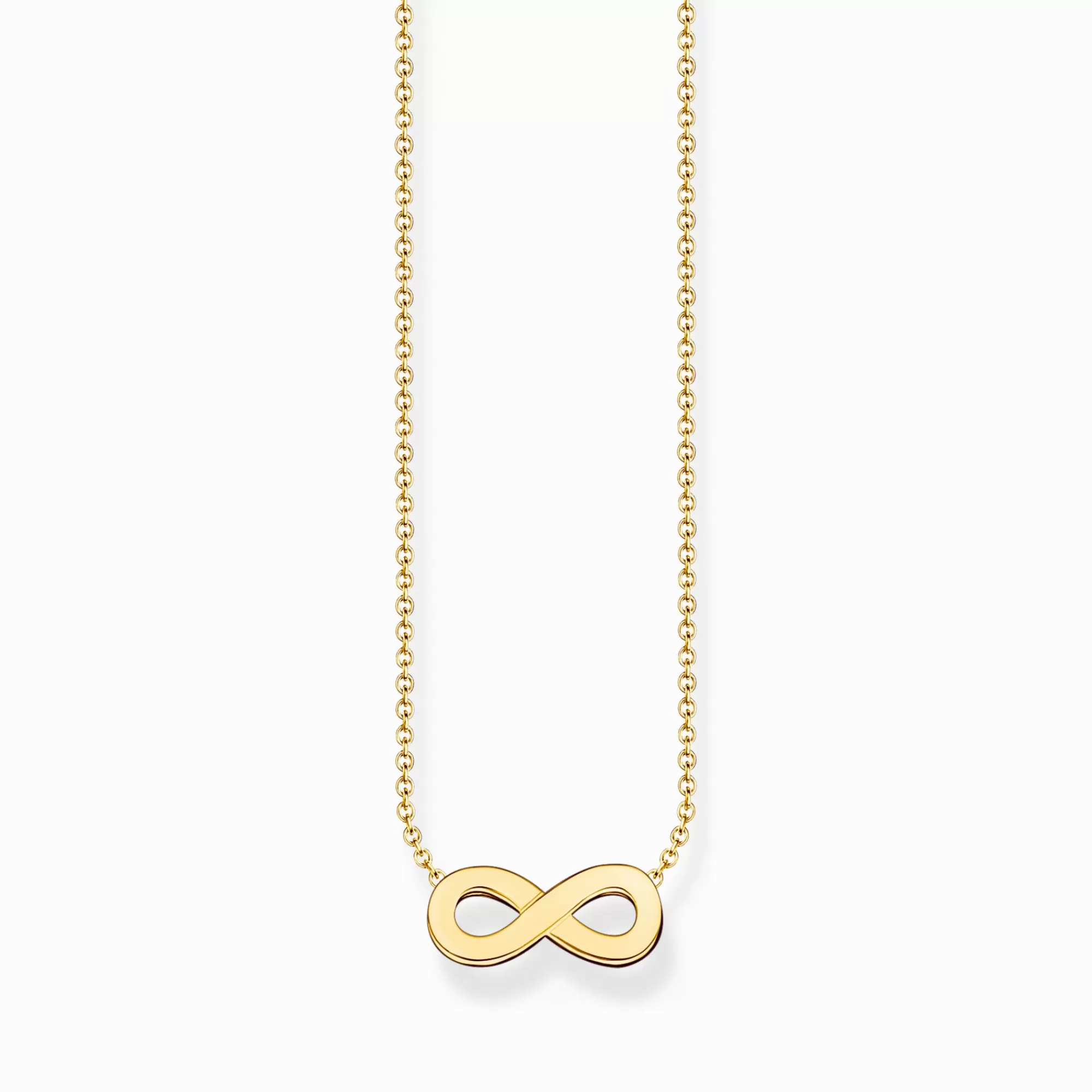 THOMAS SABO Gold-plated necklace with infinity pendant-Women Necklaces | 18-Carat Gold-Plating - 925 Silver