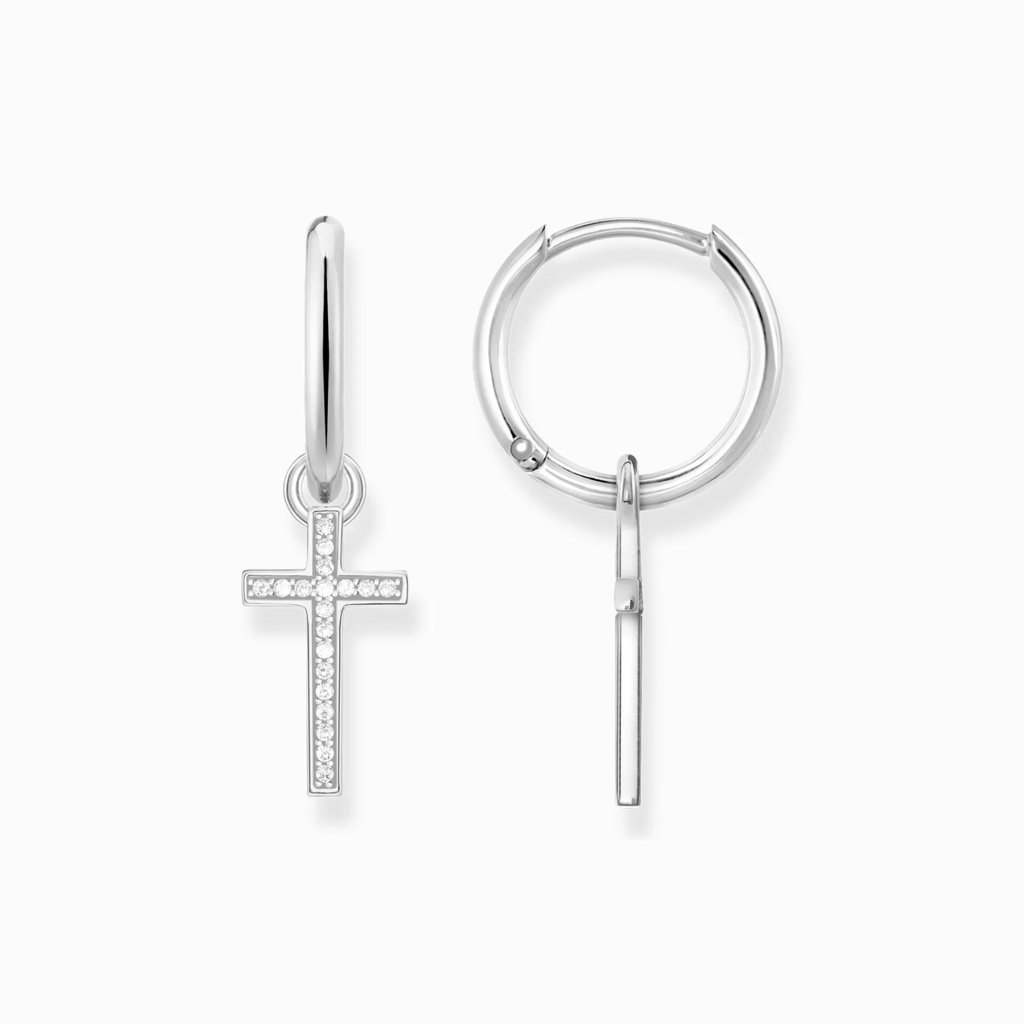 THOMAS SABO Hoop earrings cross-Women Hoop Earrings