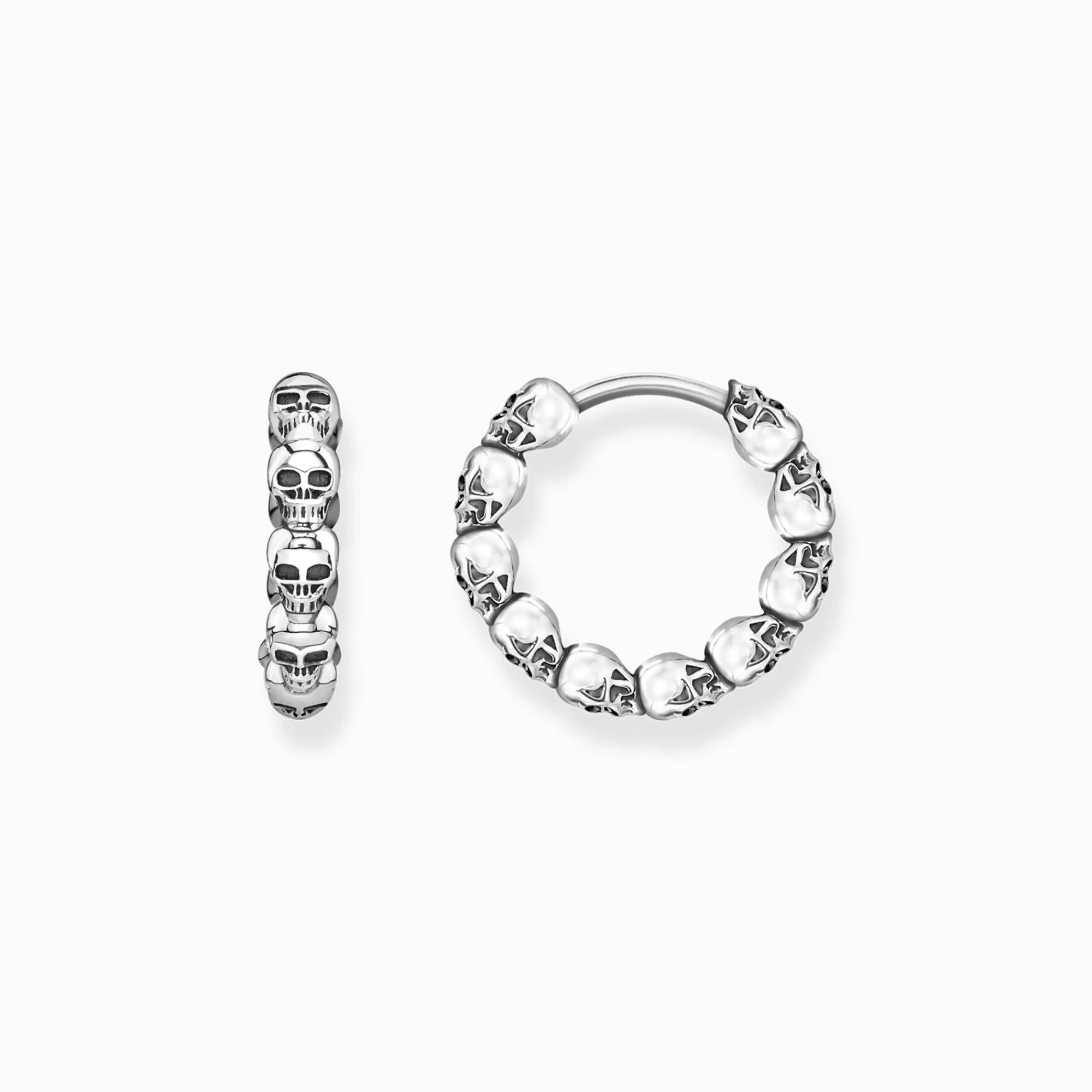 THOMAS SABO Hoop earrings skulls-Women Hoop Earrings