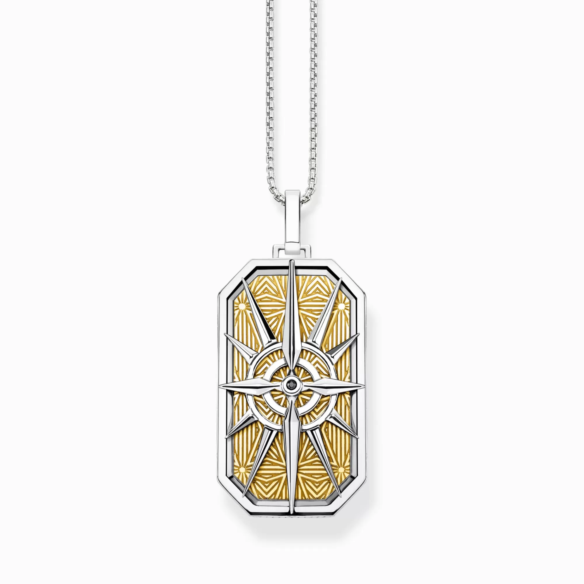 THOMAS SABO Jewellery set necklace compass gold and silver-Women Necklaces | Necklaces & Chains