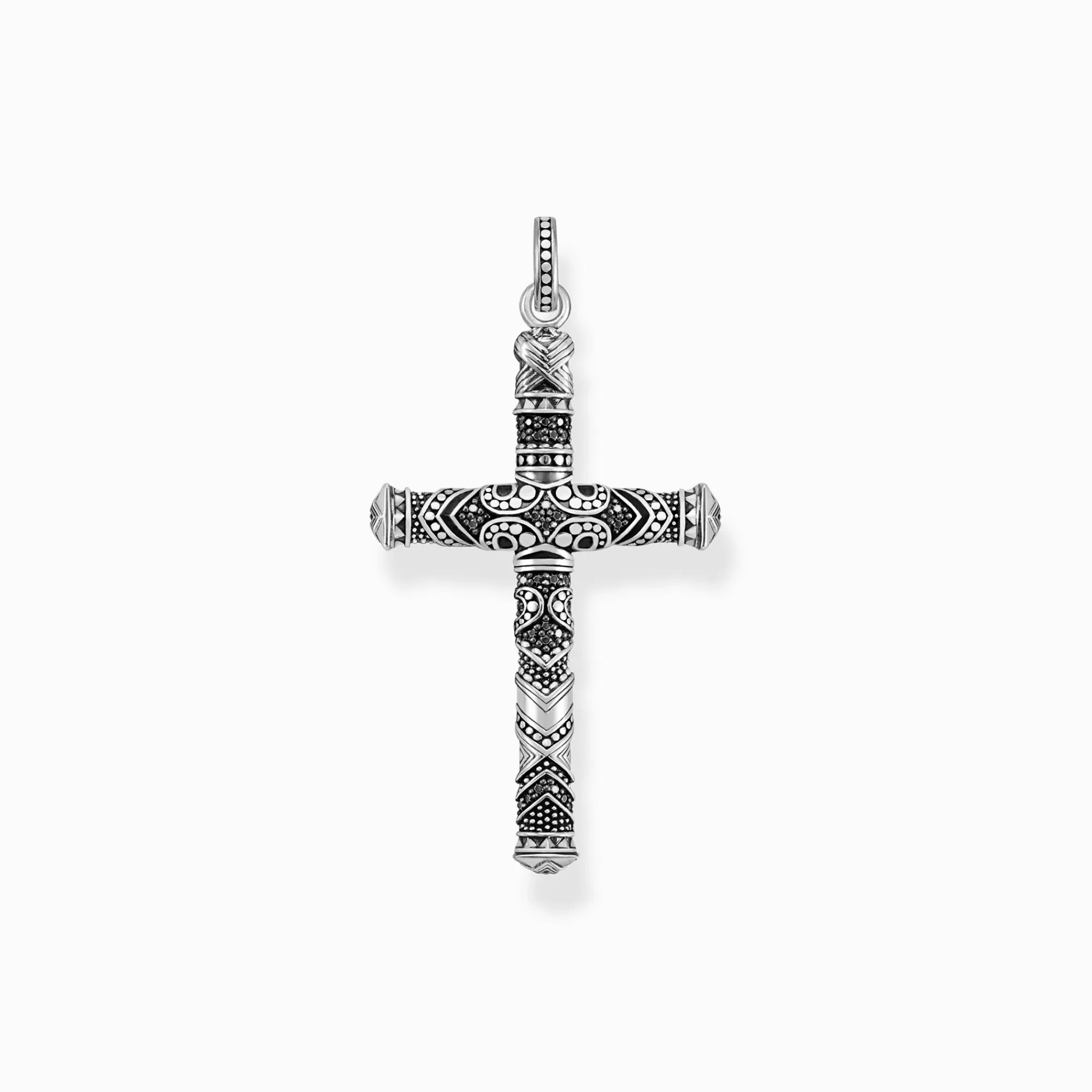 THOMAS SABO Jewellery set necklace maori cross silver blackened-Women Necklaces | Necklaces & Chains