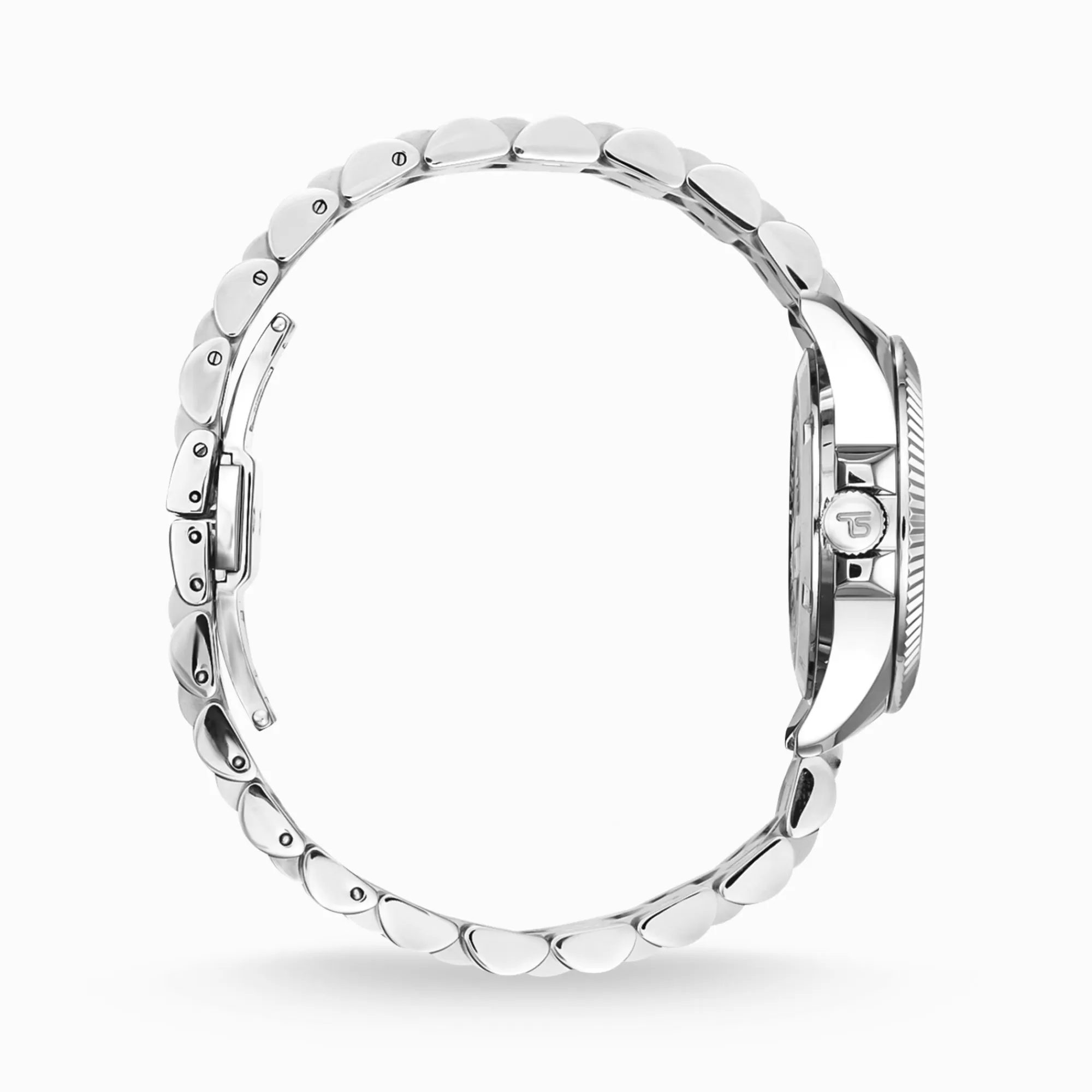 THOMAS SABO Ladies' watch Divine Burgundy with wine-red dial and white stones silver-Women Watches | Ladies' Watches
