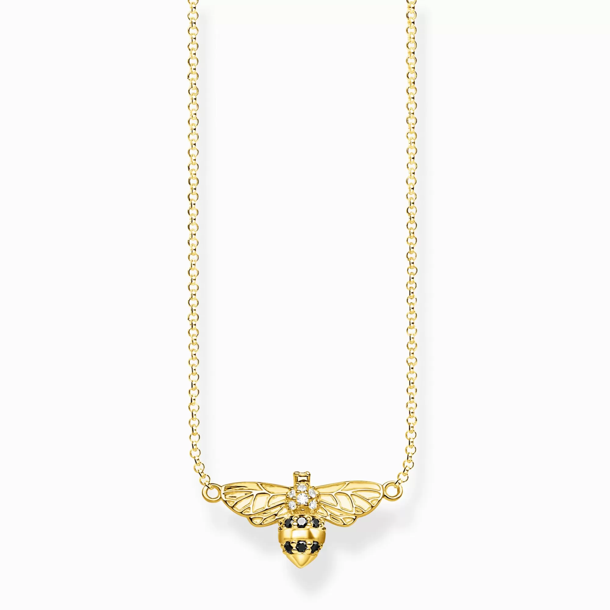 THOMAS SABO Necklace bee-Women Necklaces | 18-Carat Gold-Plating - 925 Silver