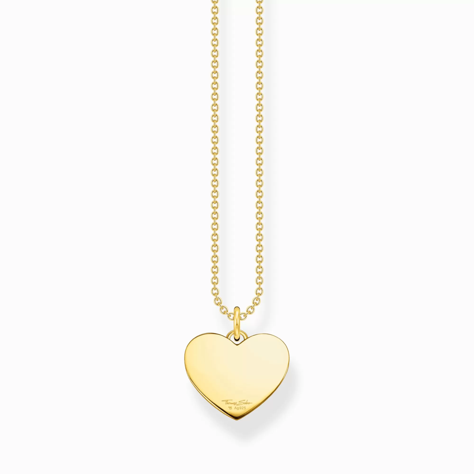 THOMAS SABO Necklace heart gold-Women Necklaces | 18-Carat Gold-Plating - 925 Silver