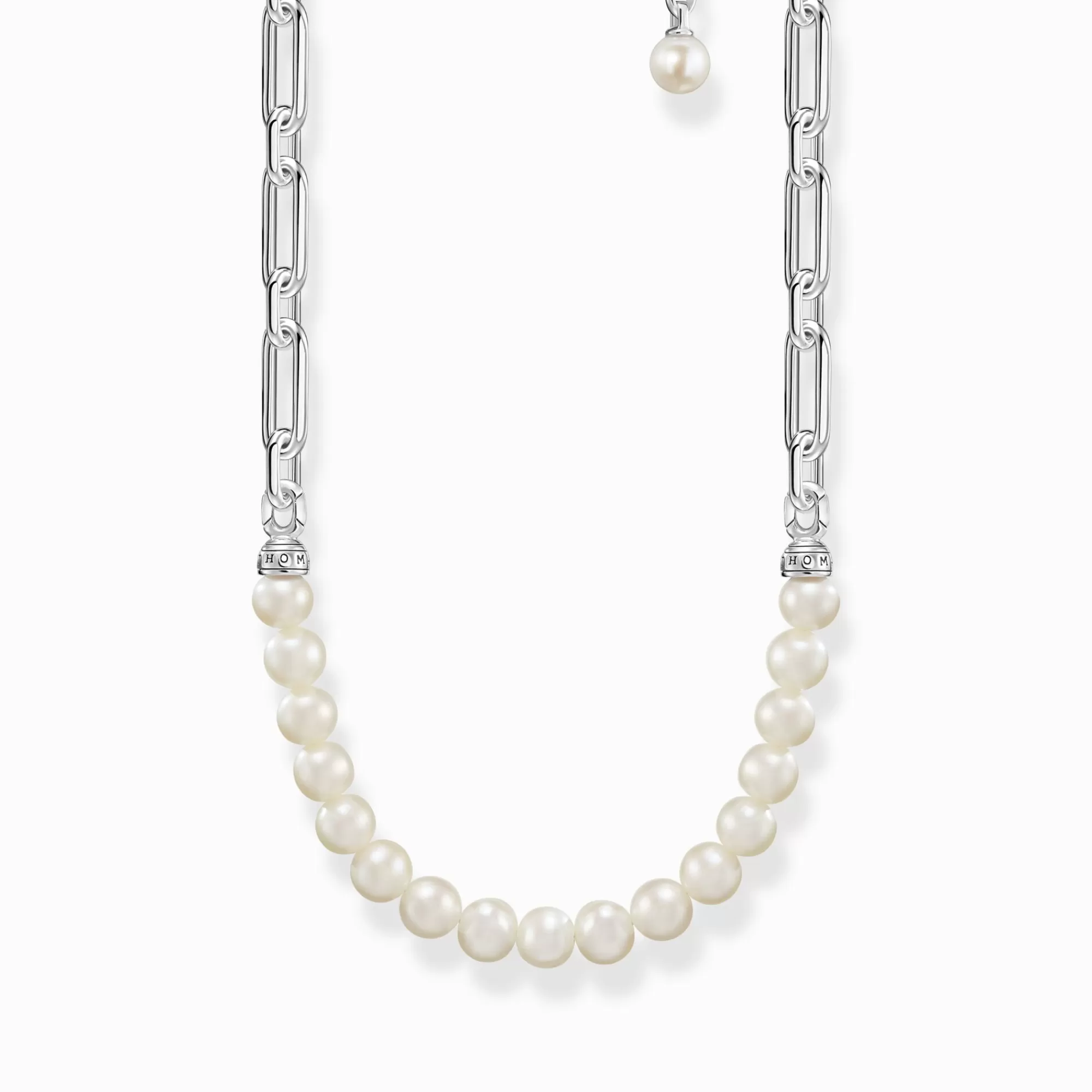 THOMAS SABO Necklace links and pearls silver-Women Necklaces