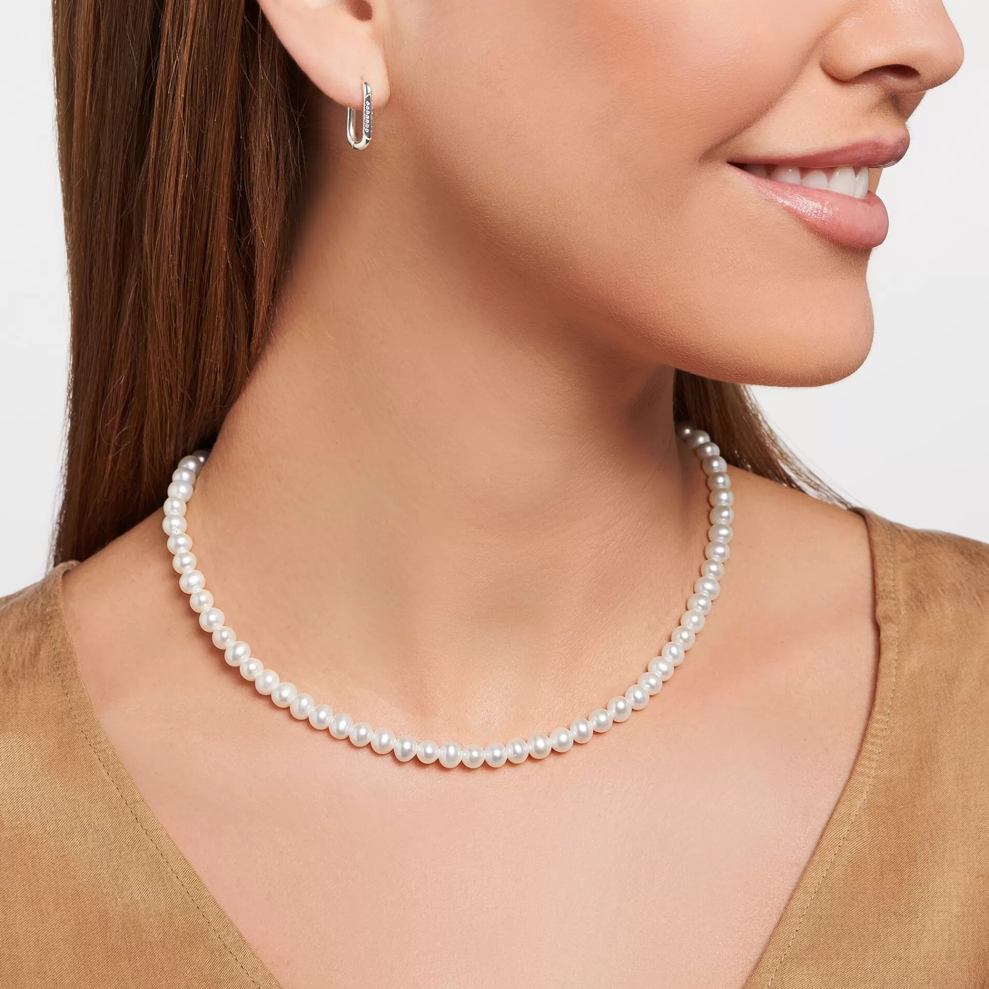 THOMAS SABO Necklace pearls silver-Women Necklaces