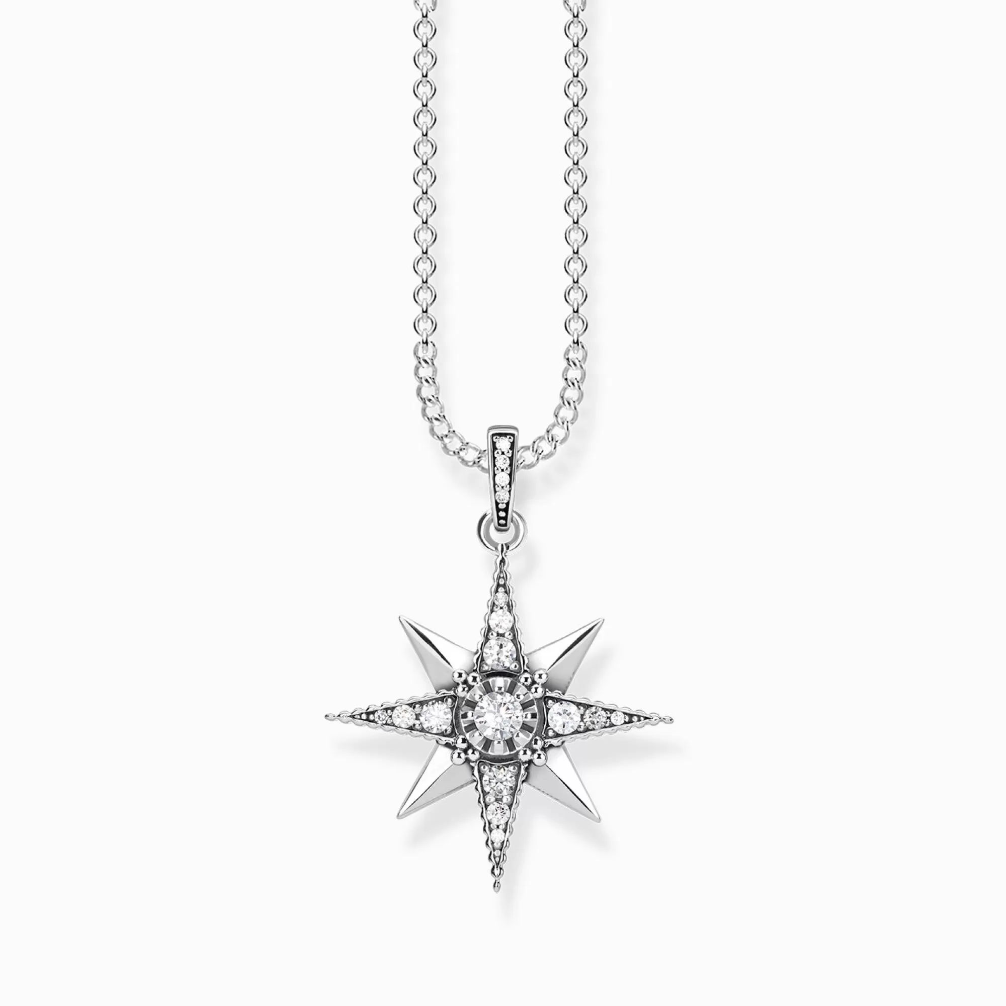 THOMAS SABO Necklace royalty star white-Women Necklaces