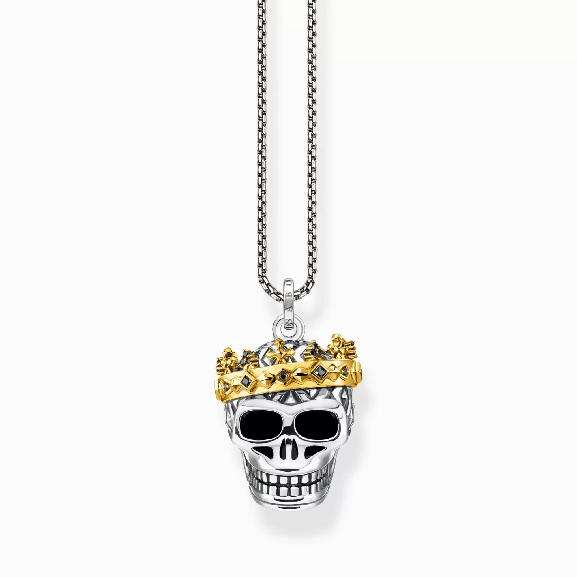 THOMAS SABO Necklace skull crown-Women Necklaces | 18-Carat Gold-Plating - 925 Silver