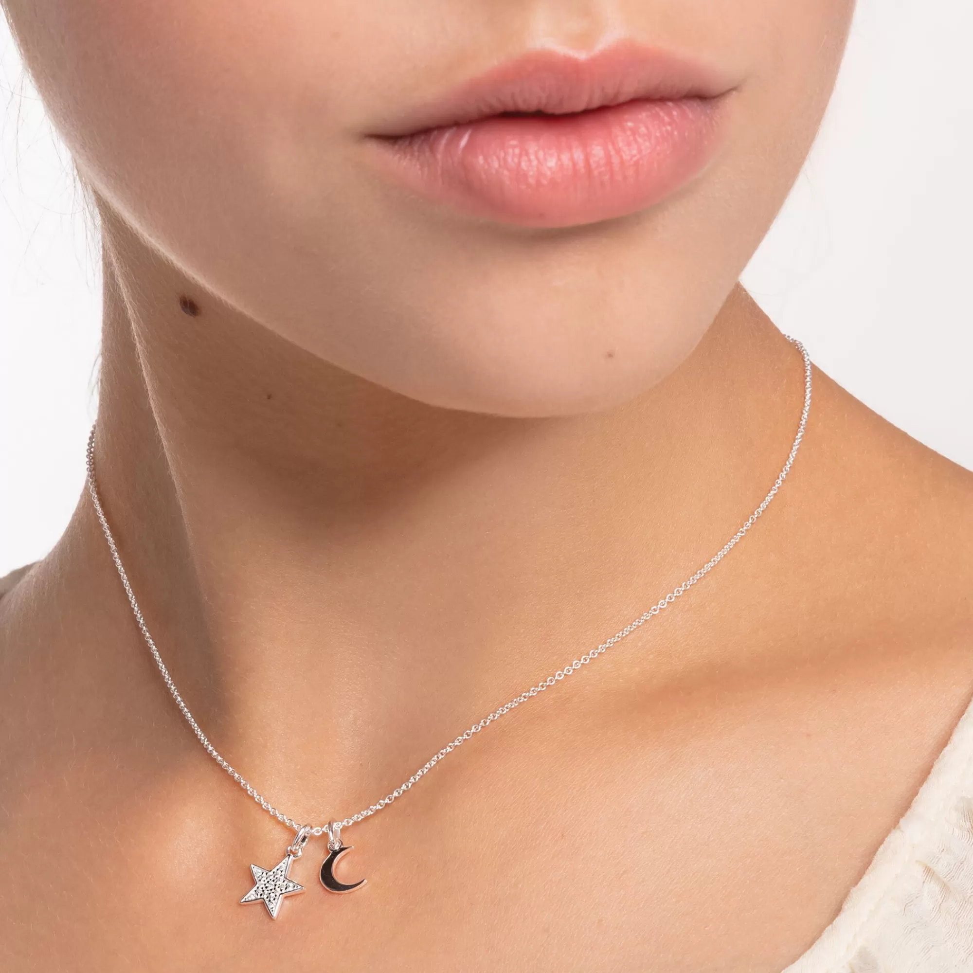 THOMAS SABO Necklace star and moon-Women Necklaces