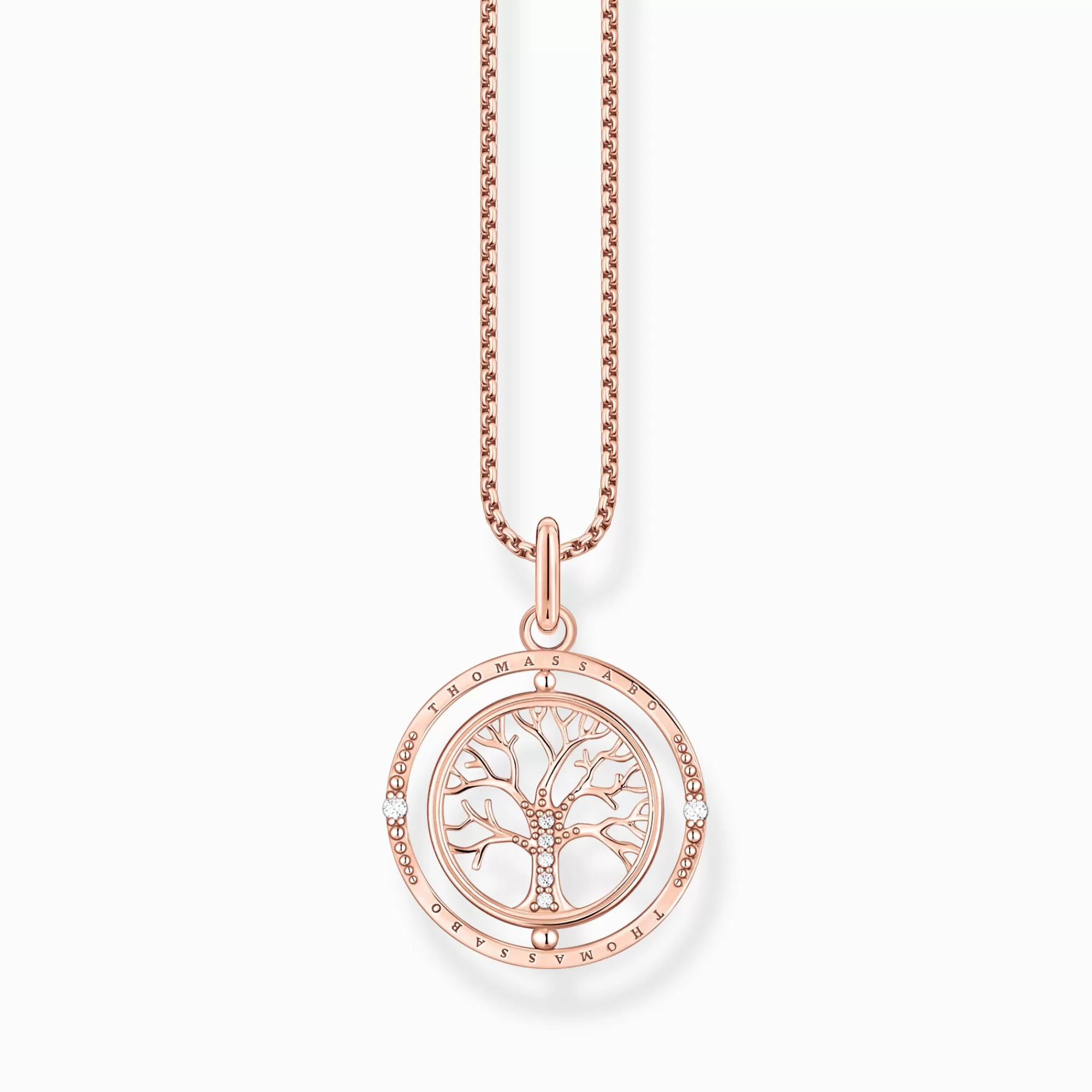 THOMAS SABO Necklace Tree of love rose gold-Women Necklaces