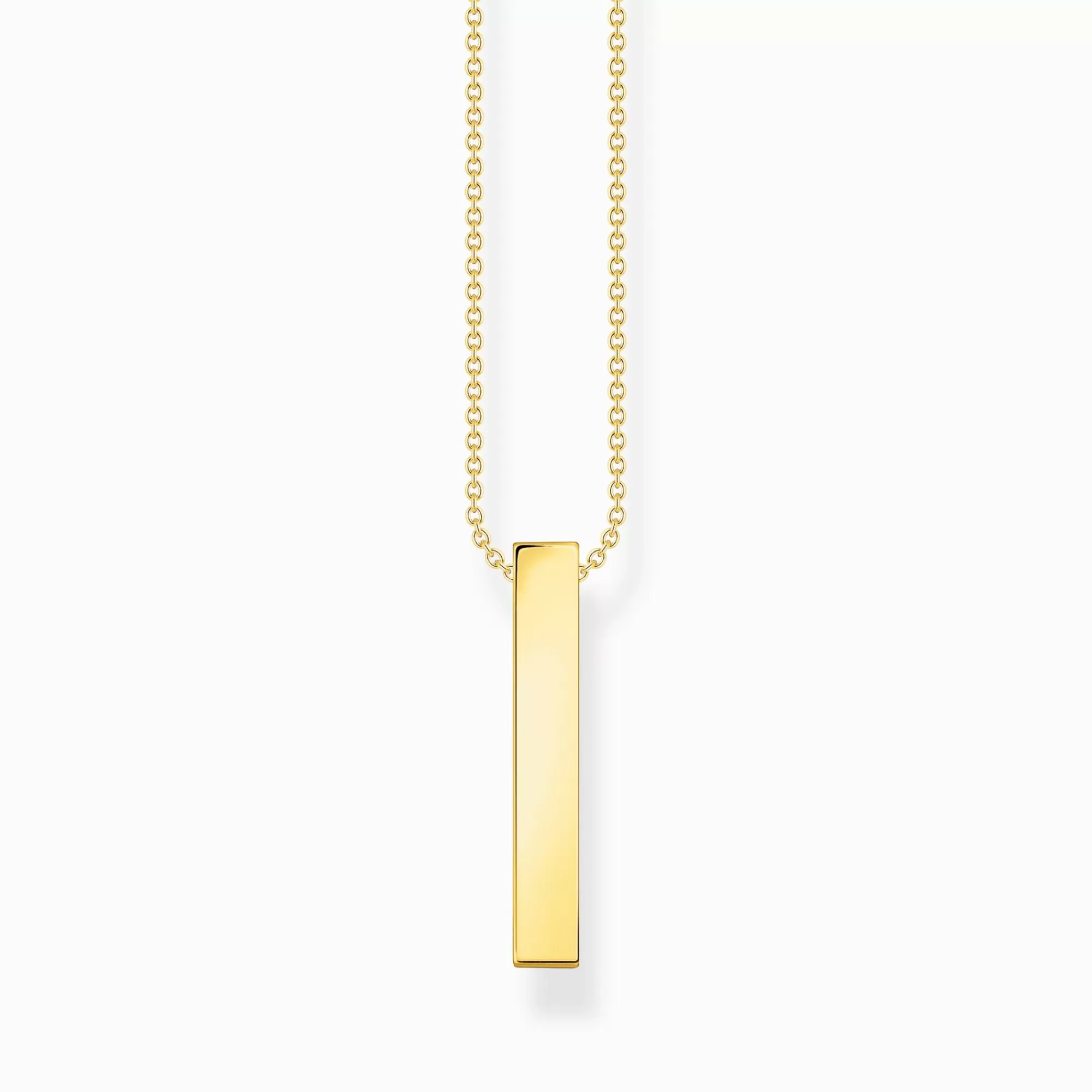 THOMAS SABO Necklace with colourful stones gold plated-Women Necklaces | 18-Carat Gold-Plating - 925 Silver