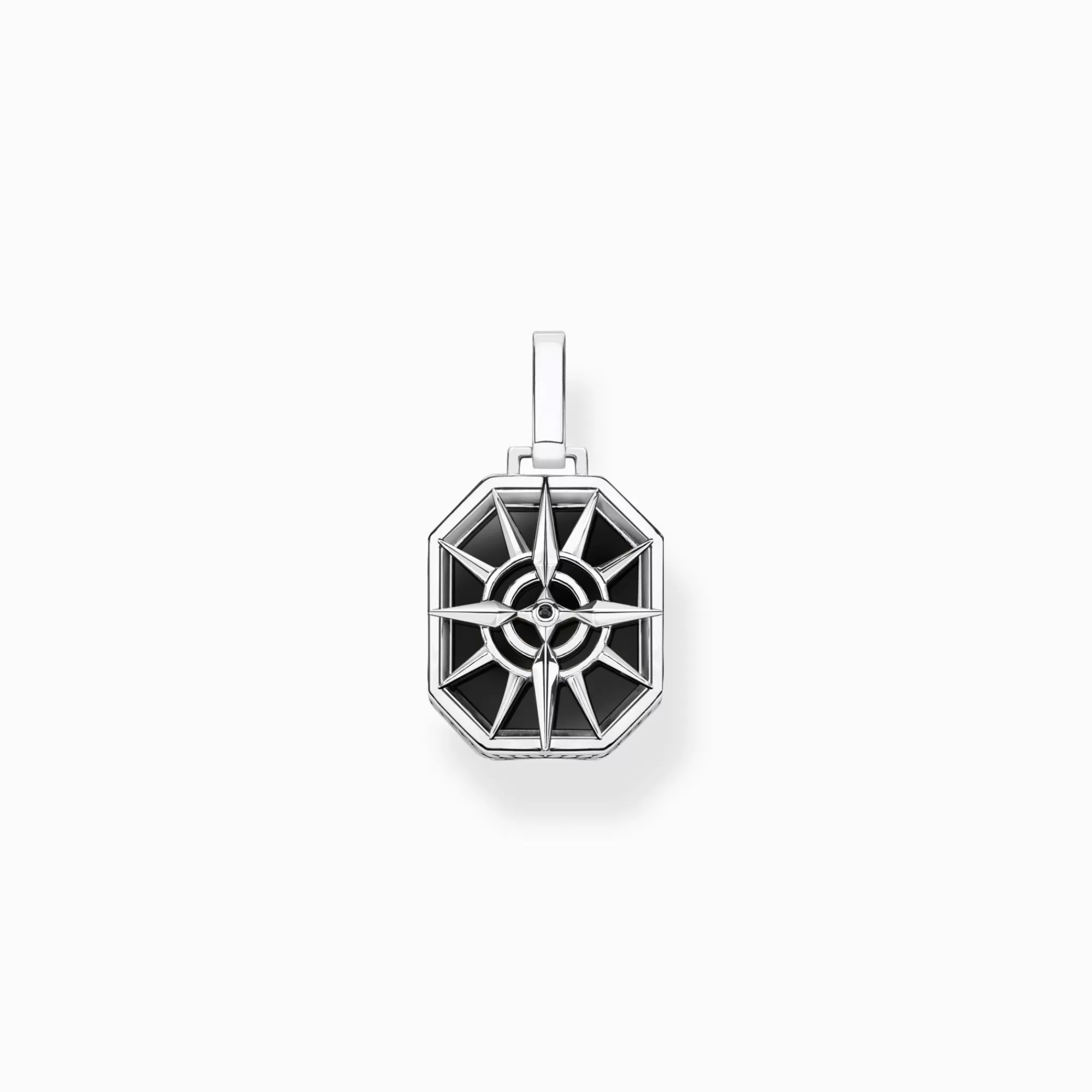 THOMAS SABO Pendant compass star black-Women Pendants | Pendants