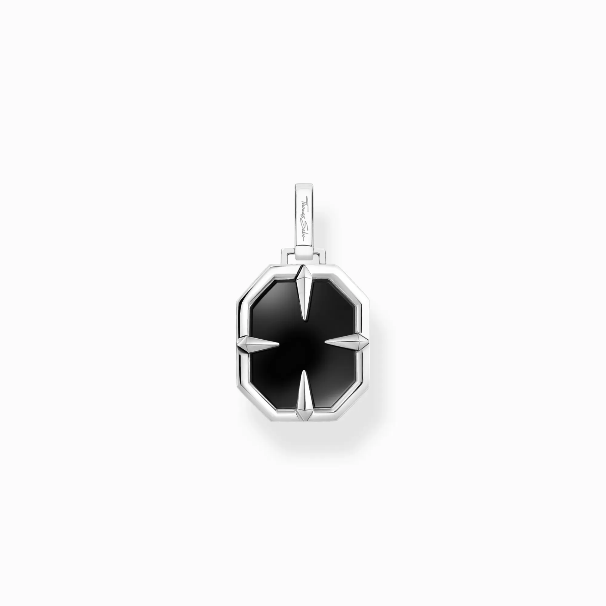 THOMAS SABO Pendant compass star black-Women Pendants | Pendants