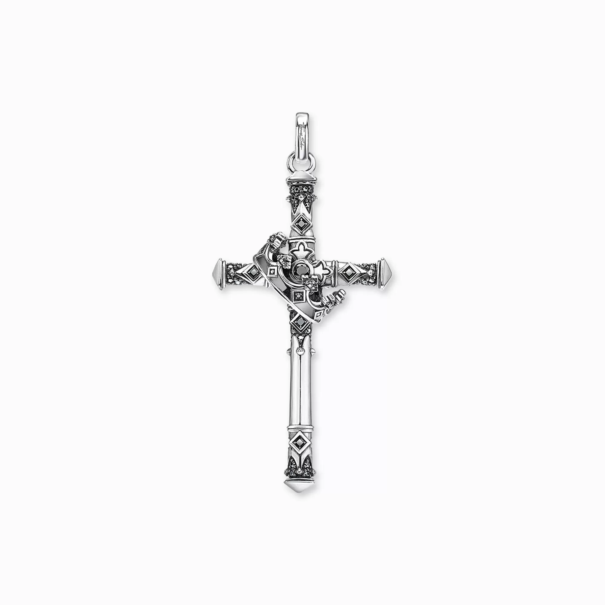 THOMAS SABO Pendant cross and crown-Women Pendants | Pendants