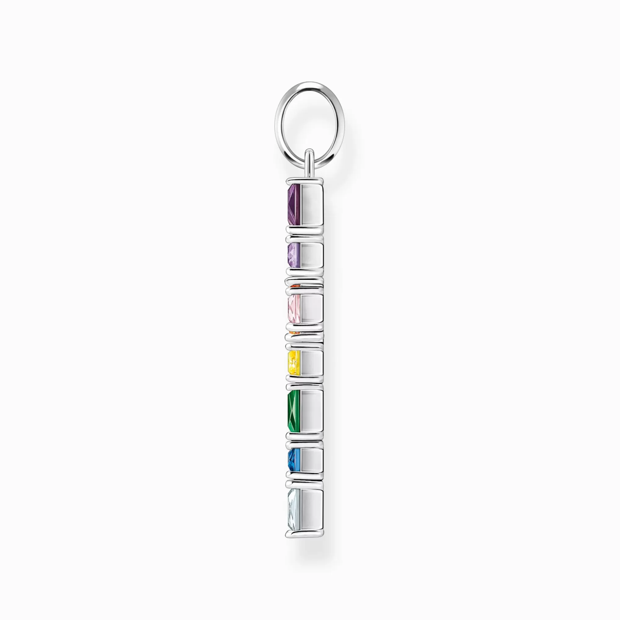 THOMAS SABO Pendant cross with colourful stones silver-Women Necklaces | Pendants