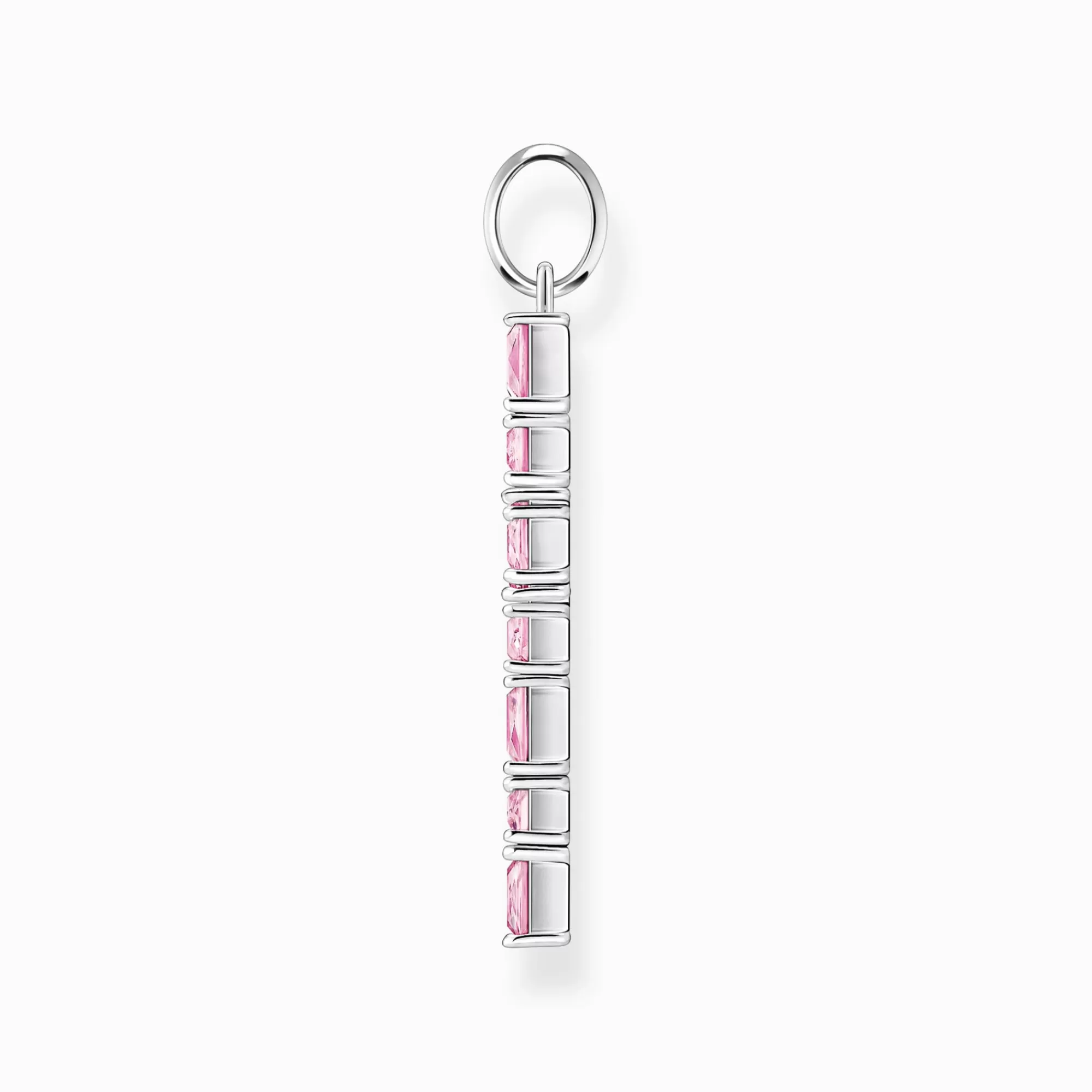 THOMAS SABO Pendant cross with pink stones silver-Women Necklaces | Pendants