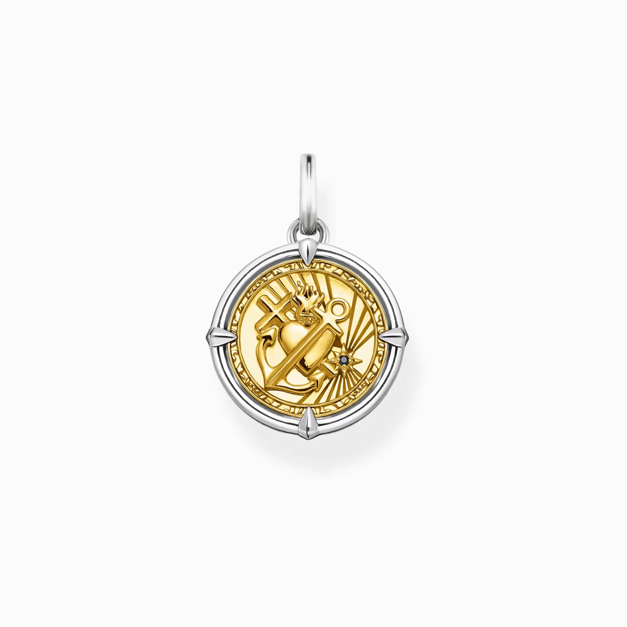 THOMAS SABO Pendant faith, love, hope-Women Pendants | 18-Carat Gold-Plating - 925 Silver