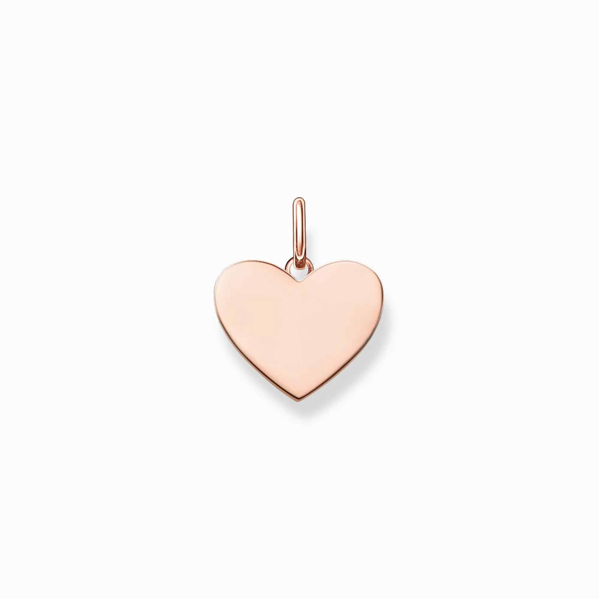 THOMAS SABO Pendant heart small rose gold-Women Pendants | 18-Carat Rose Gold Plating - 925 Silver