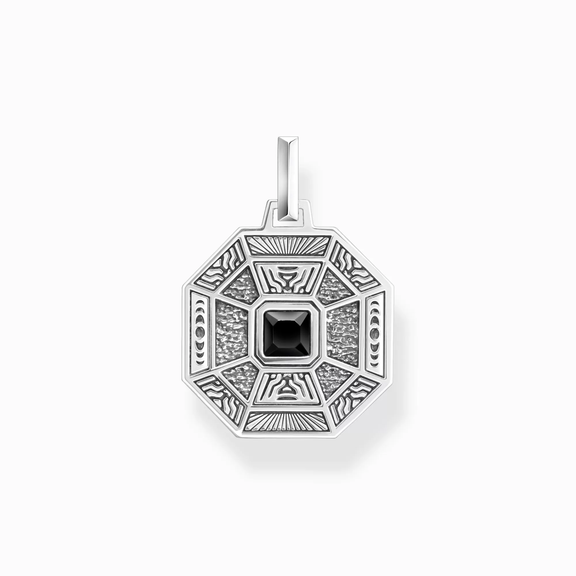 THOMAS SABO Pendant lucky charm with black onyx silver-Women Pendants | Pendants