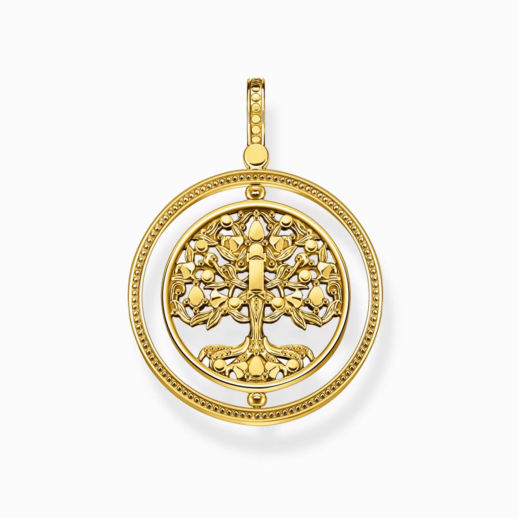 THOMAS SABO Pendant Tree of Love gold colourful stones-Women Pendants