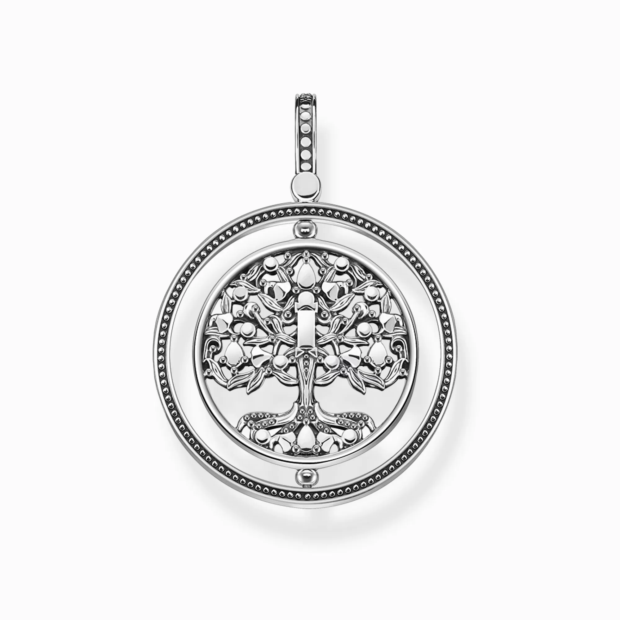 THOMAS SABO Pendant Tree of Love silver colourful stones-Women Pendants