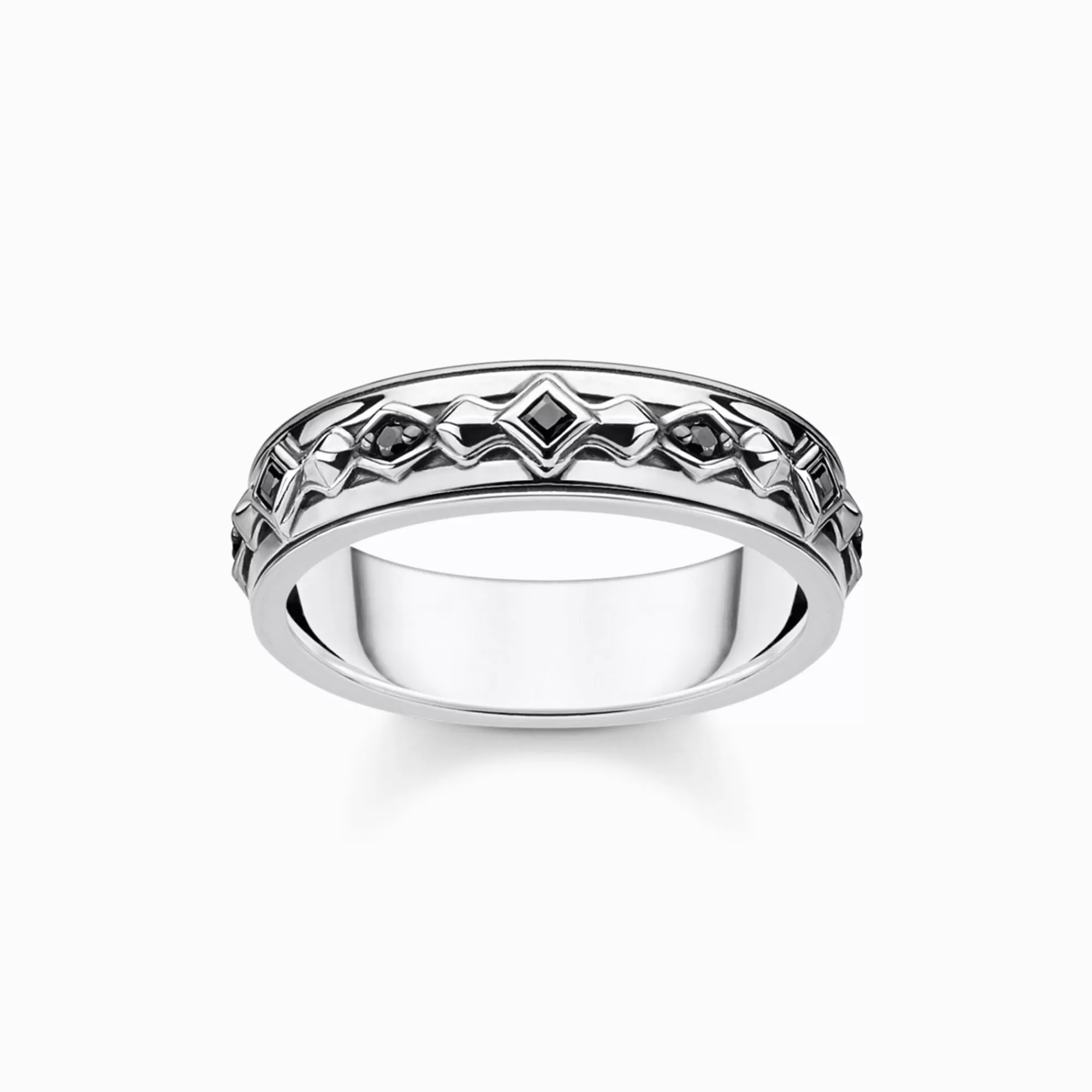 THOMAS SABO Ring black stones, silver-Women Rings | Rings