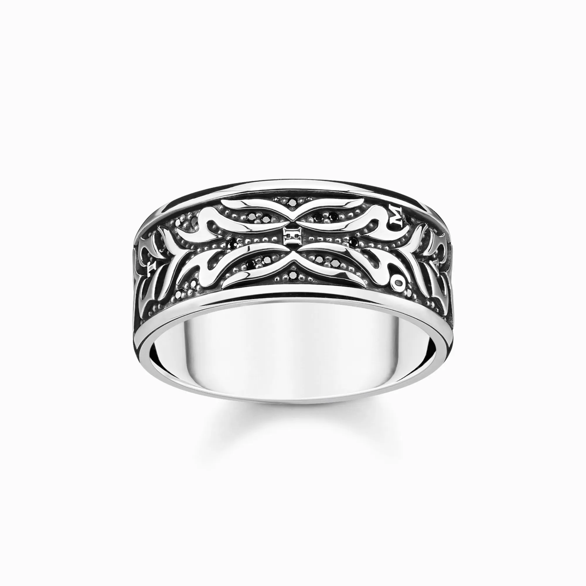 THOMAS SABO Ring black tiger pattern-Women Rings | Rings